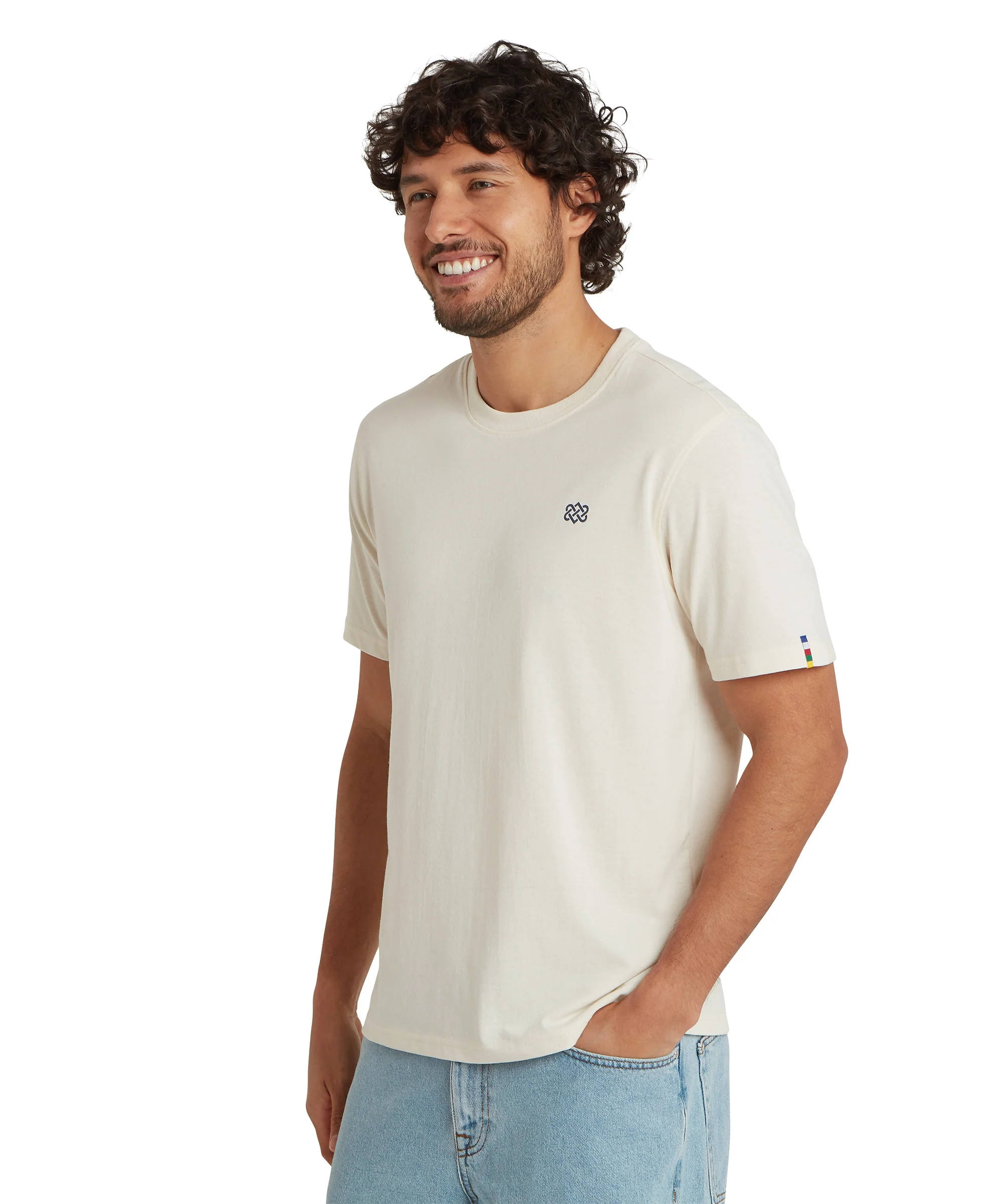 Men's Jutnu Himalayan T-Shirt - Cream - Image 4