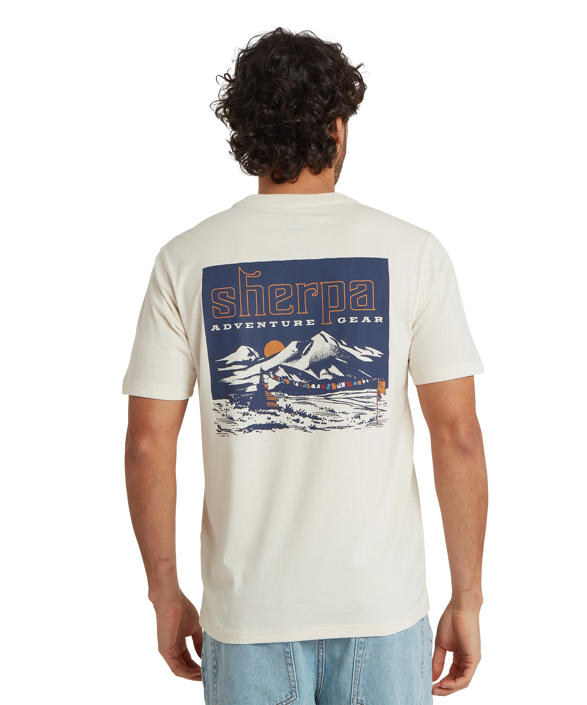 Men's Jutnu Himalayan T-Shirt - Cream - Image 5