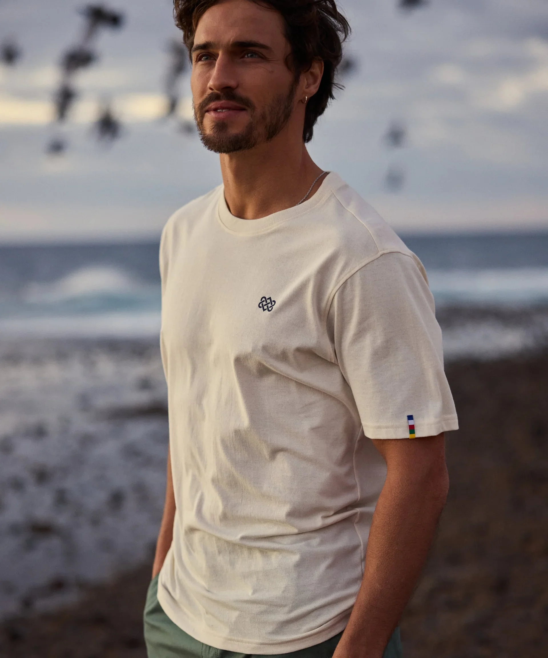 Men's Jutnu Himalayan T-Shirt - Cream - Image 8