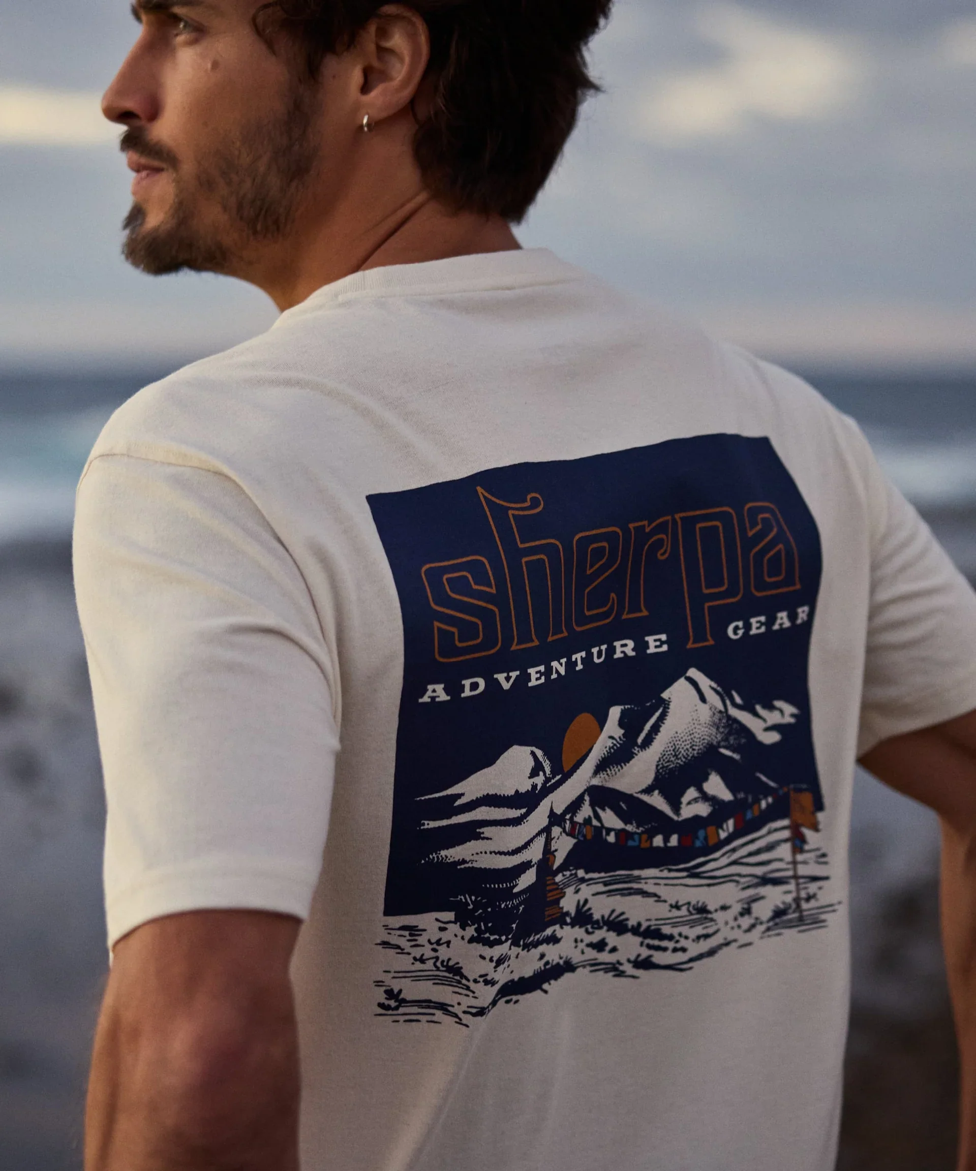 Men's Jutnu Himalayan T-Shirt - Cream - Image 9