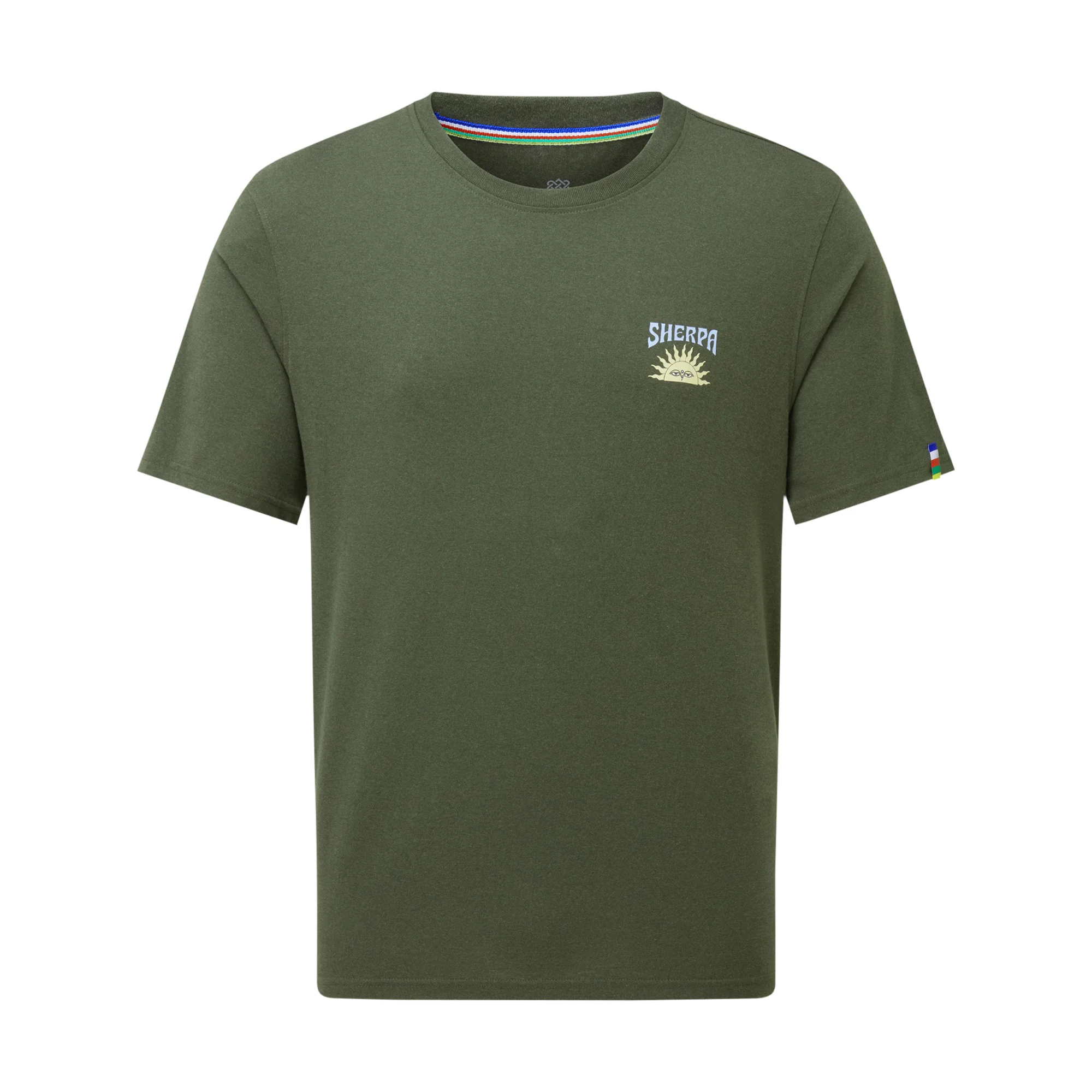 Men's Jutnu Psychedelic T-Shirt - Green