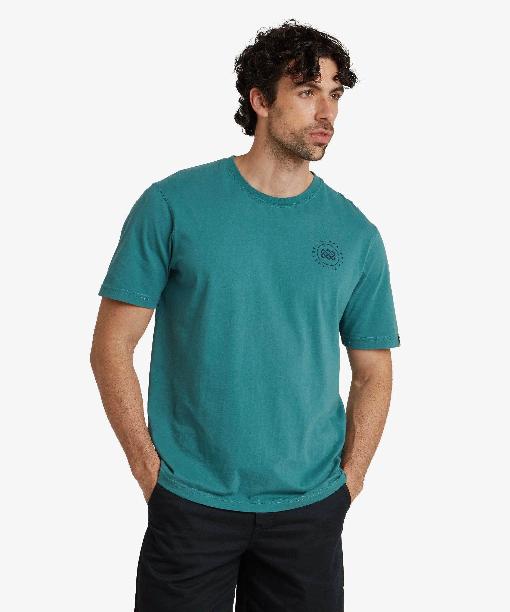 Men's Summit T-Shirt - Blue - Image 3