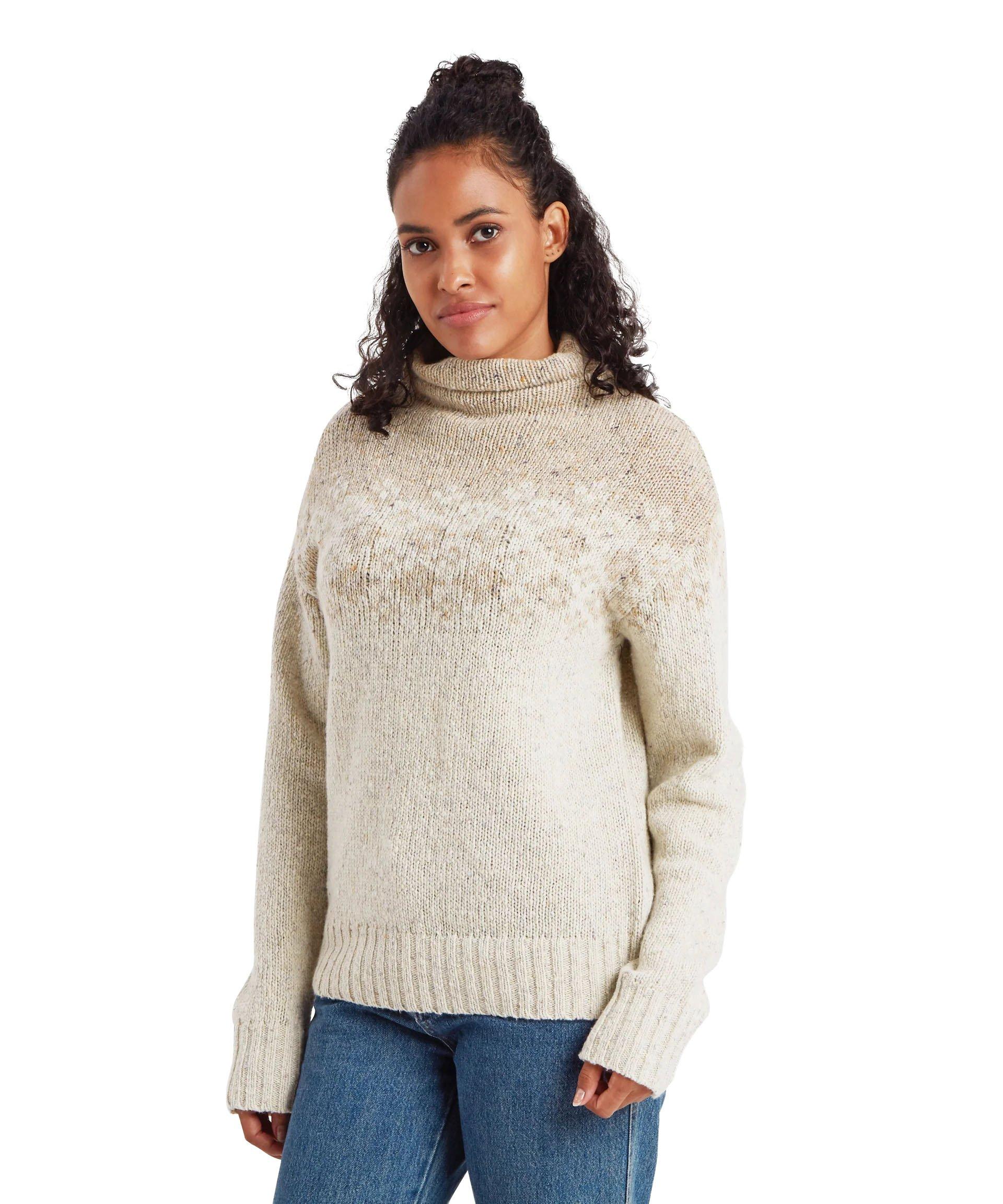 Women's Mandari Mock Neck Sweater - Cream - Image 4