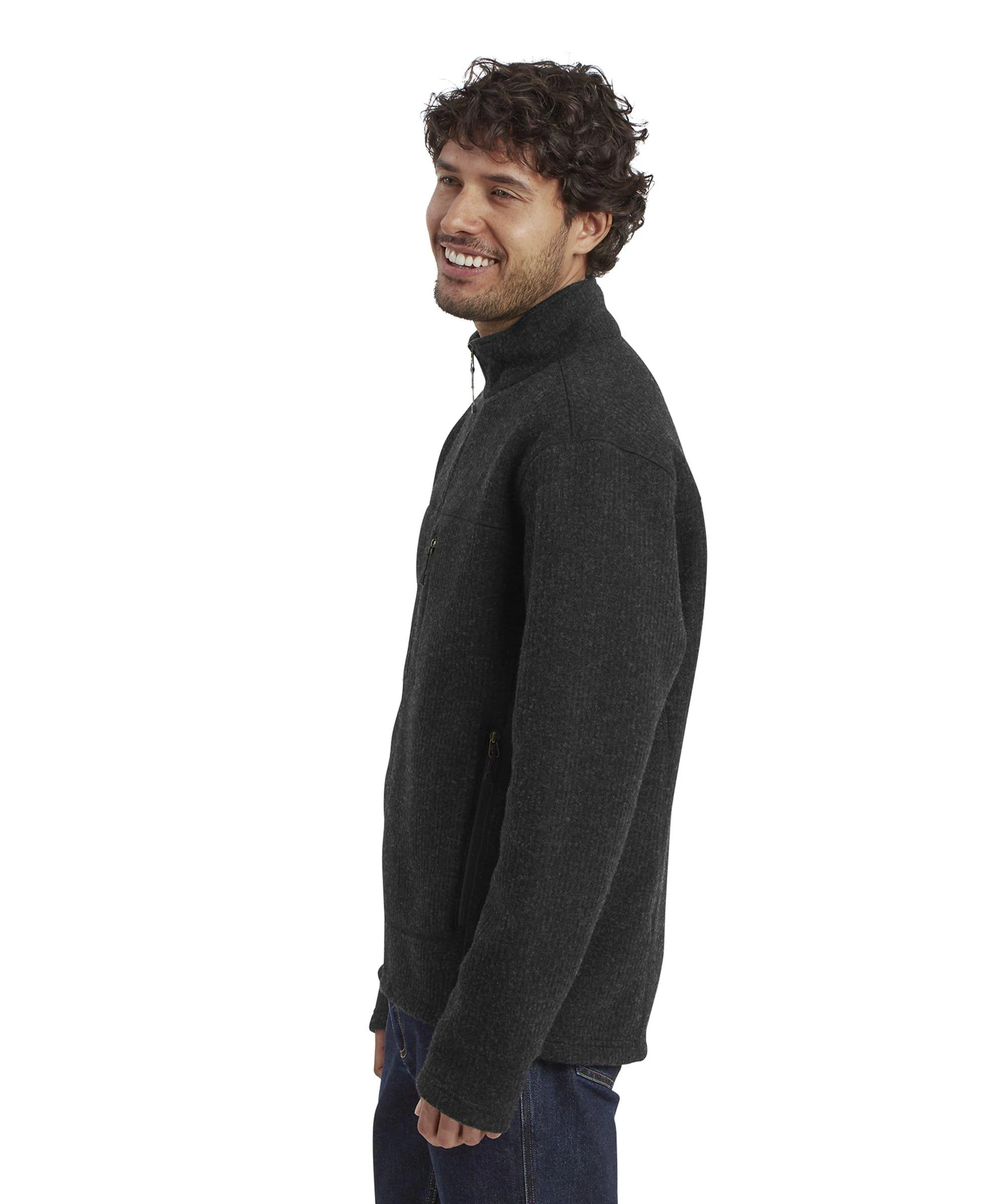 Men's Namgyal Fleece Jacket - Black - Image 3