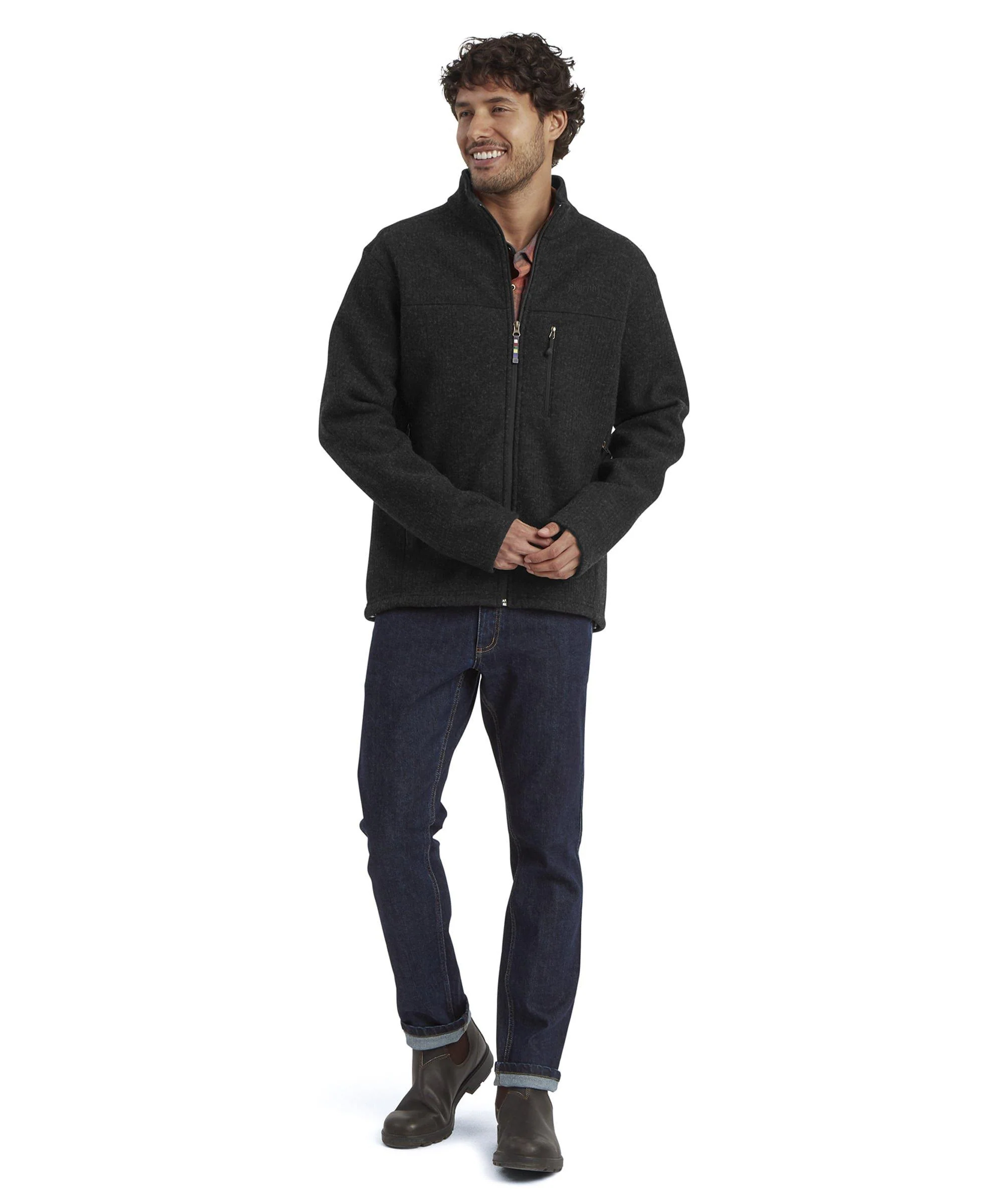 Men's Namgyal Fleece Jacket - Black - Image 6