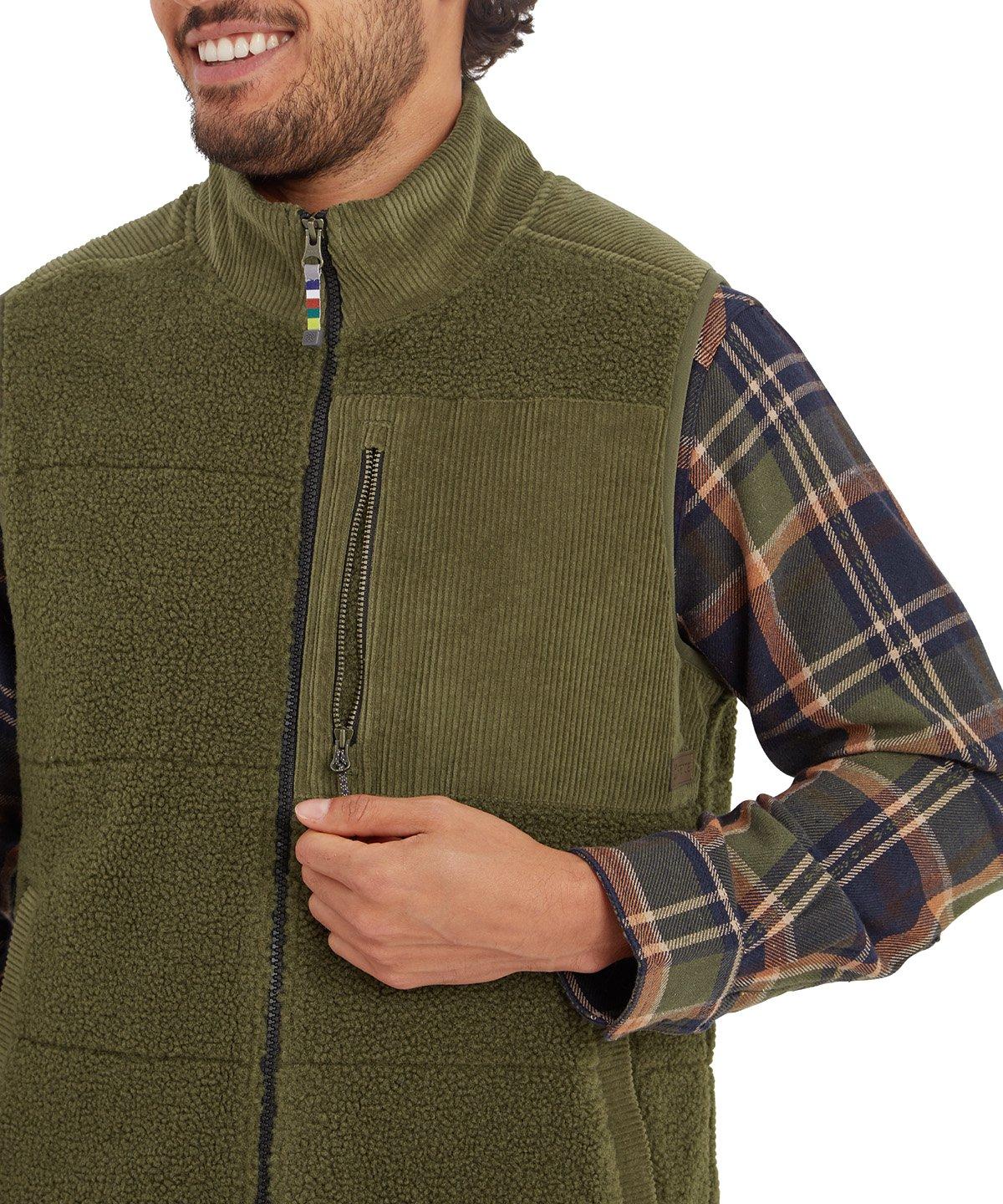 Men's Rangeli Fleece Vest - Green - Image 5
