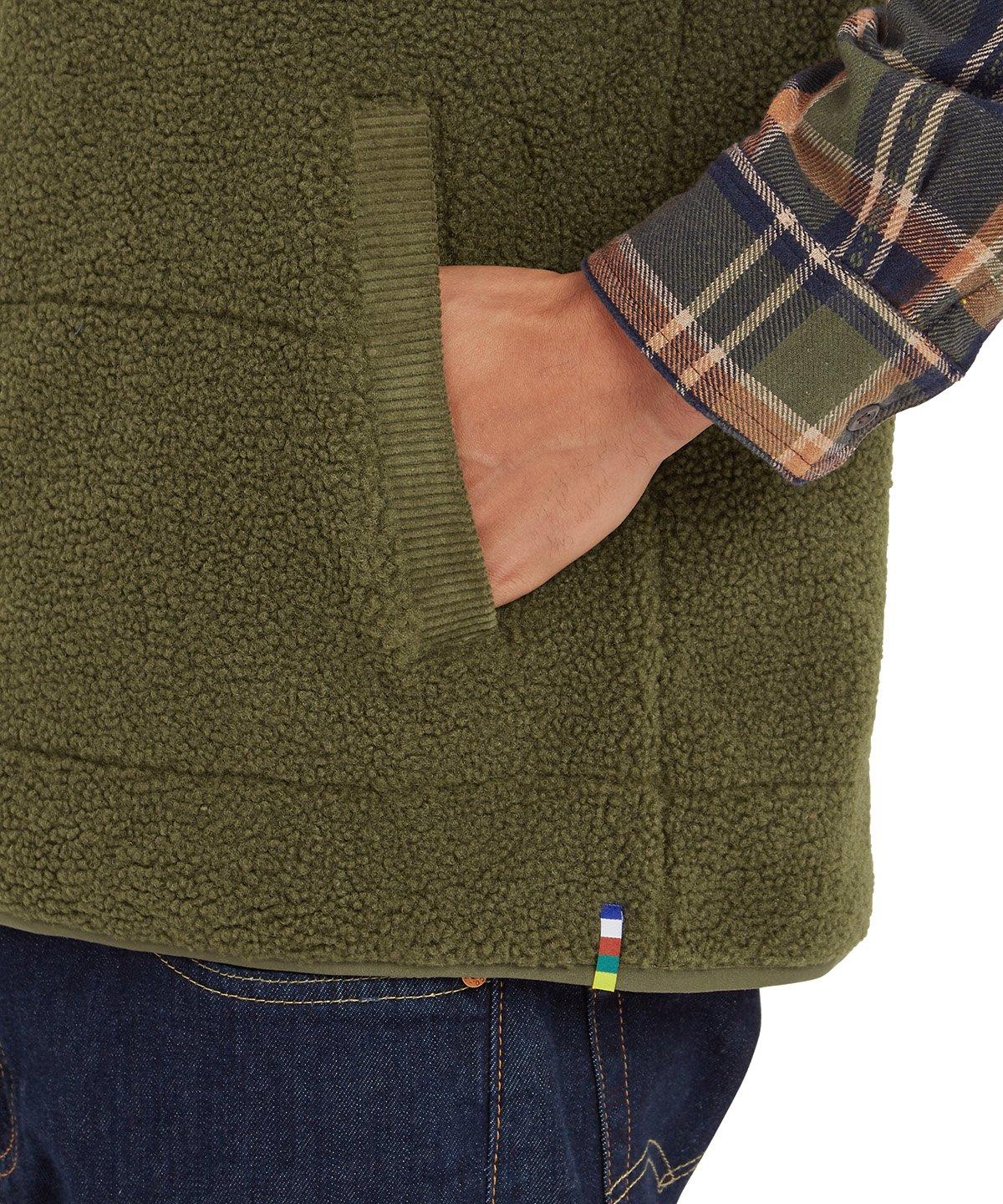 Men's Rangeli Fleece Vest - Green - Image 6