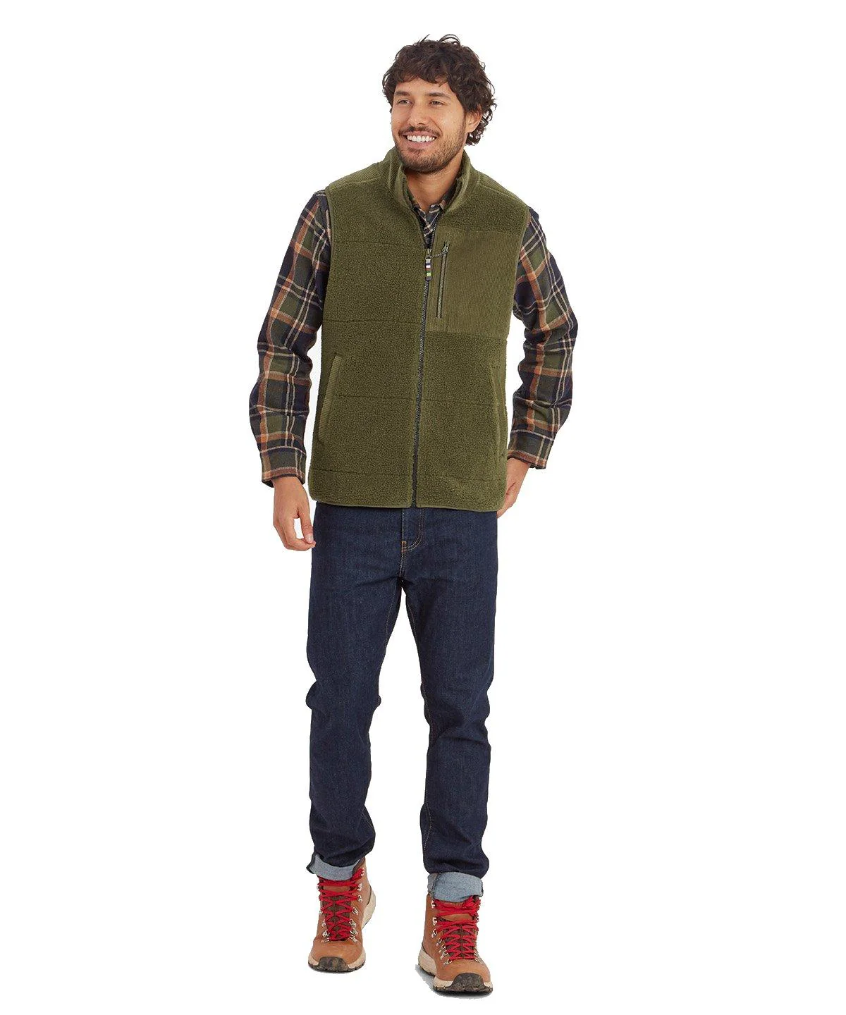 Men's Rangeli Fleece Vest - Green - Image 7