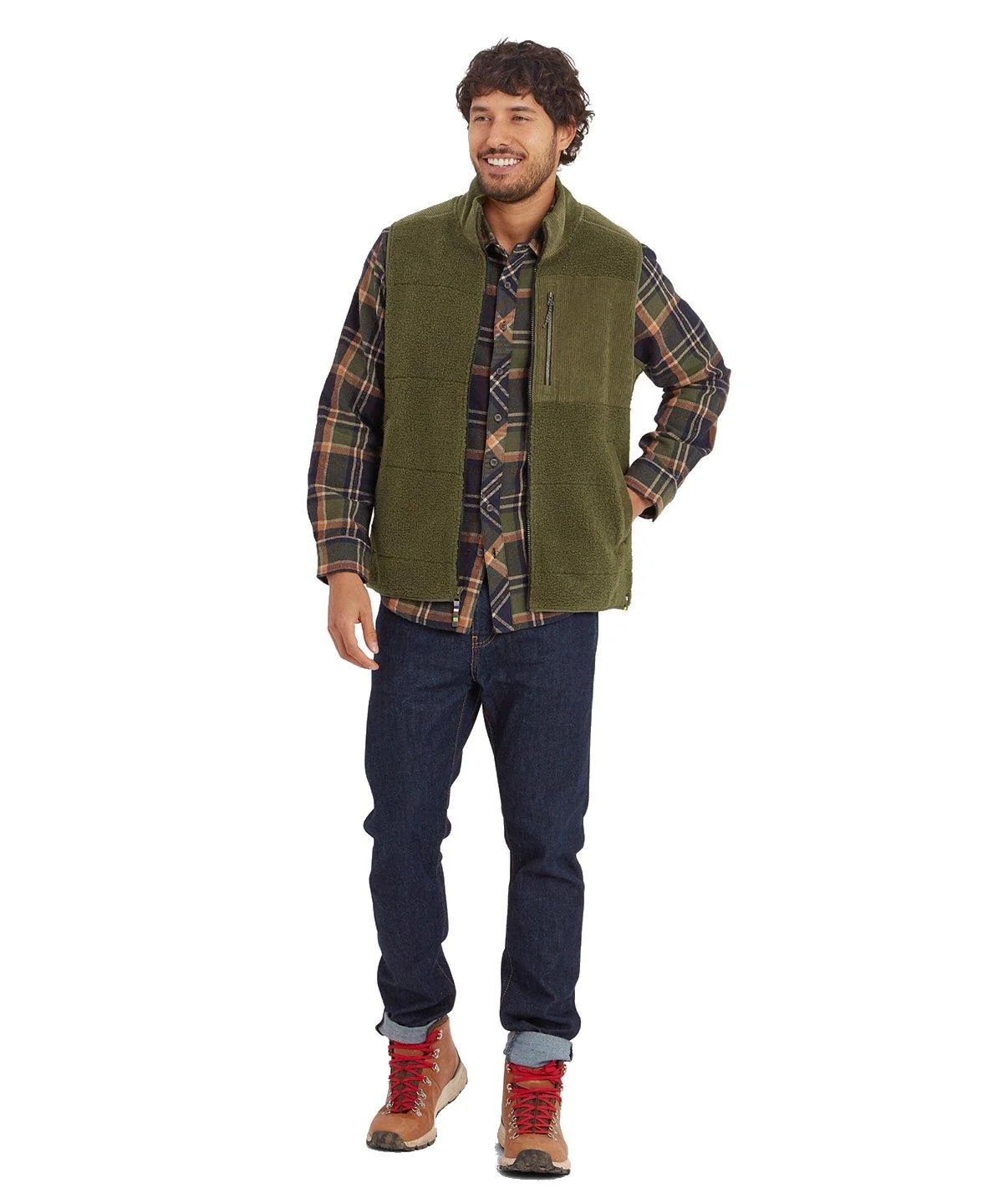 Men's Rangeli Fleece Vest - Green - Image 8