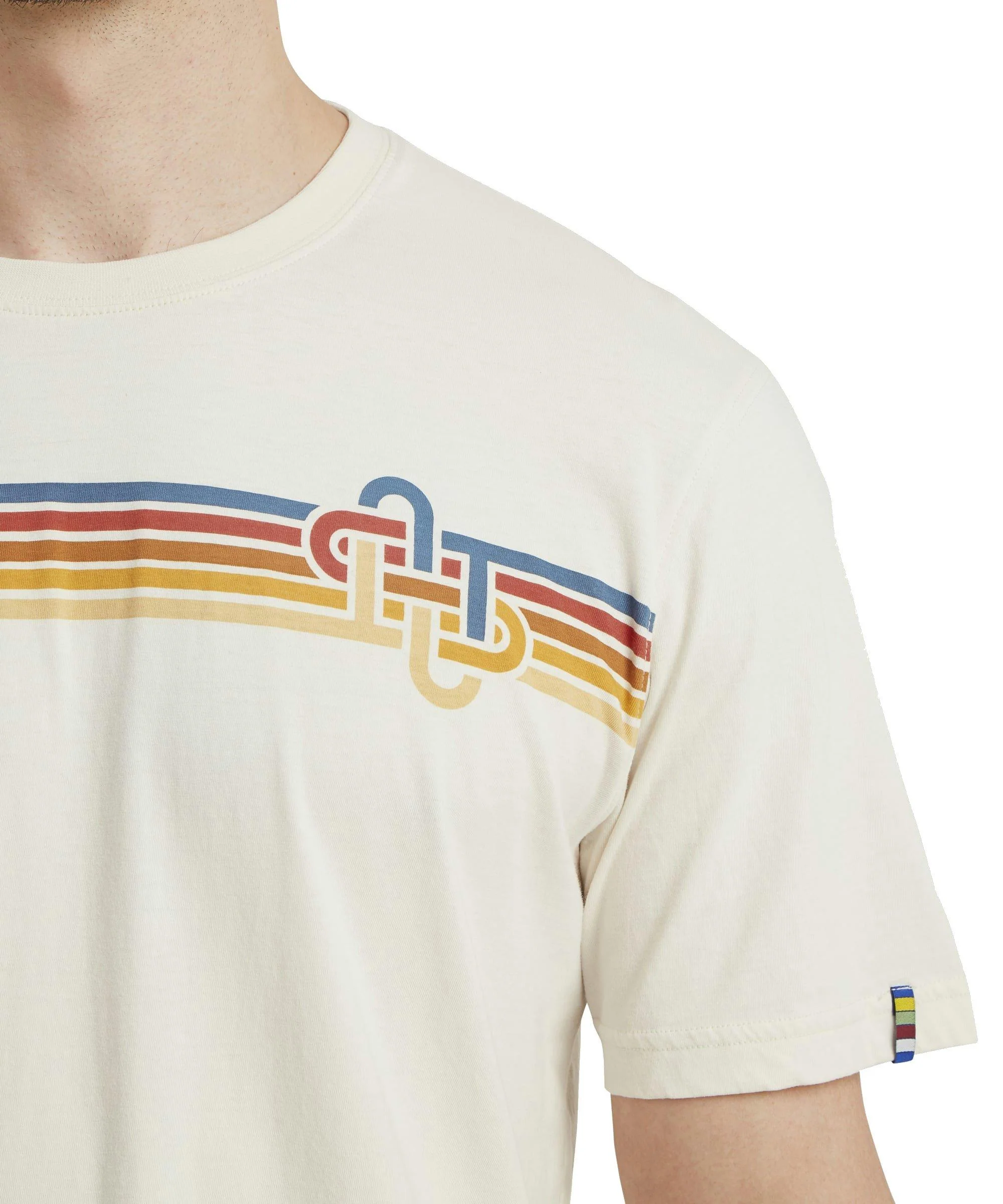 Men's Retro Knot T-Shirt - Cream - Image 3