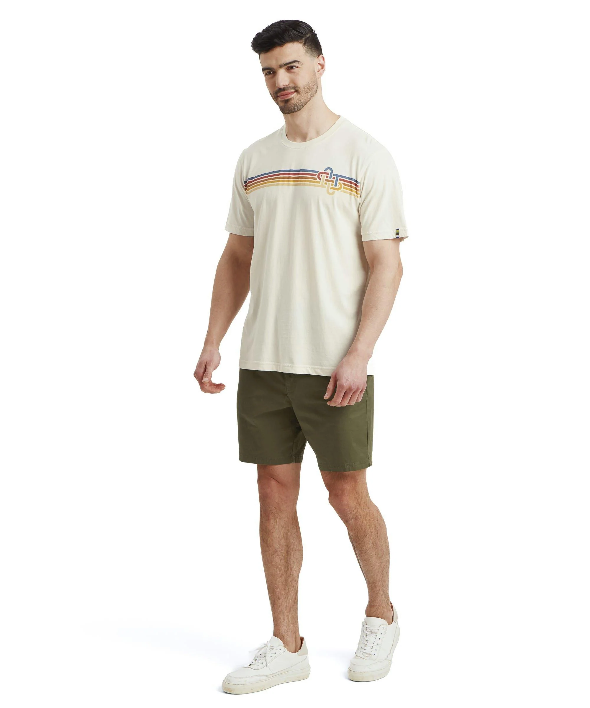 Men's Retro Knot T-Shirt - Cream - Image 5