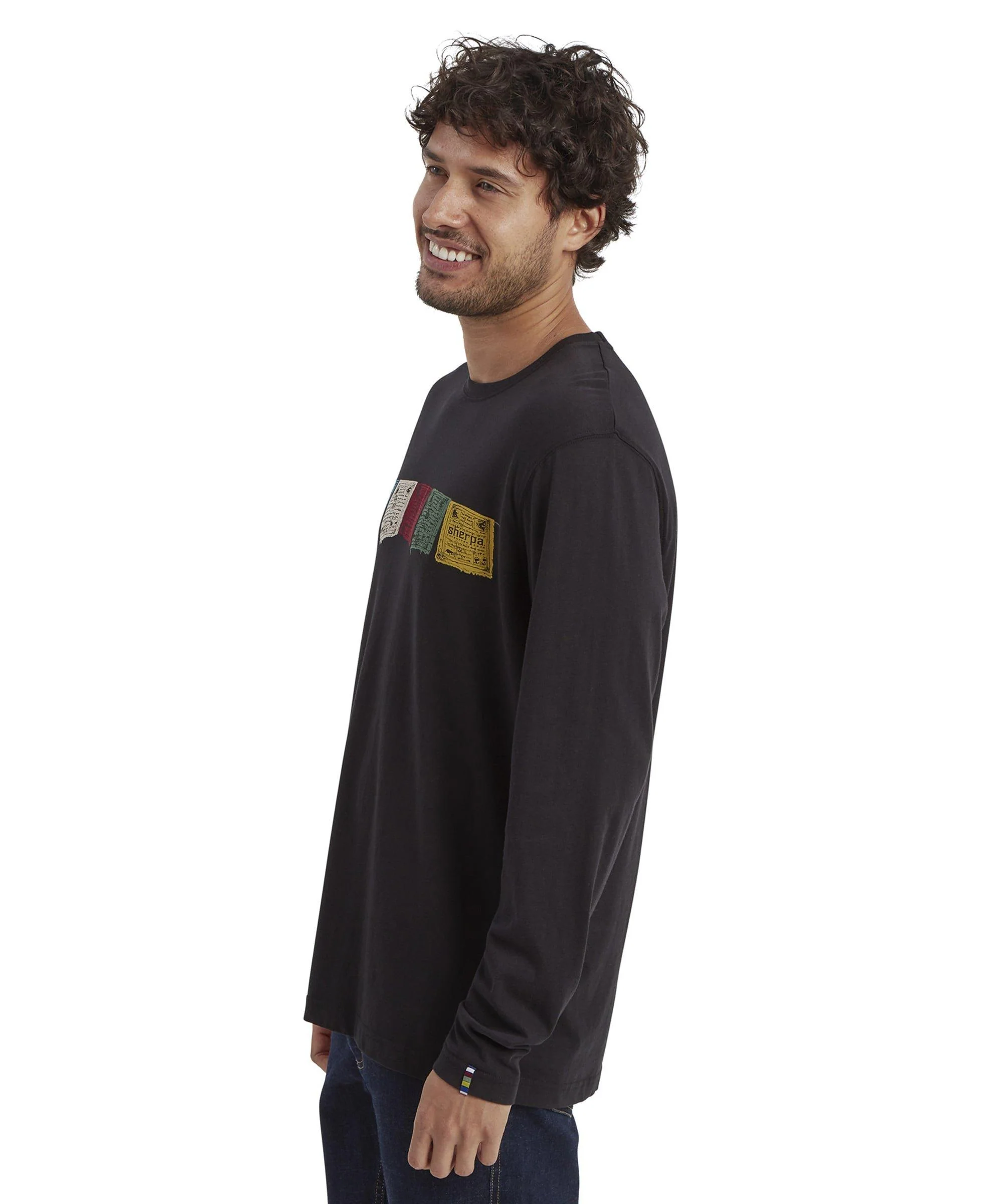 Men's Tarcho Long-Sleeve T-Shirt - Black - Image 3