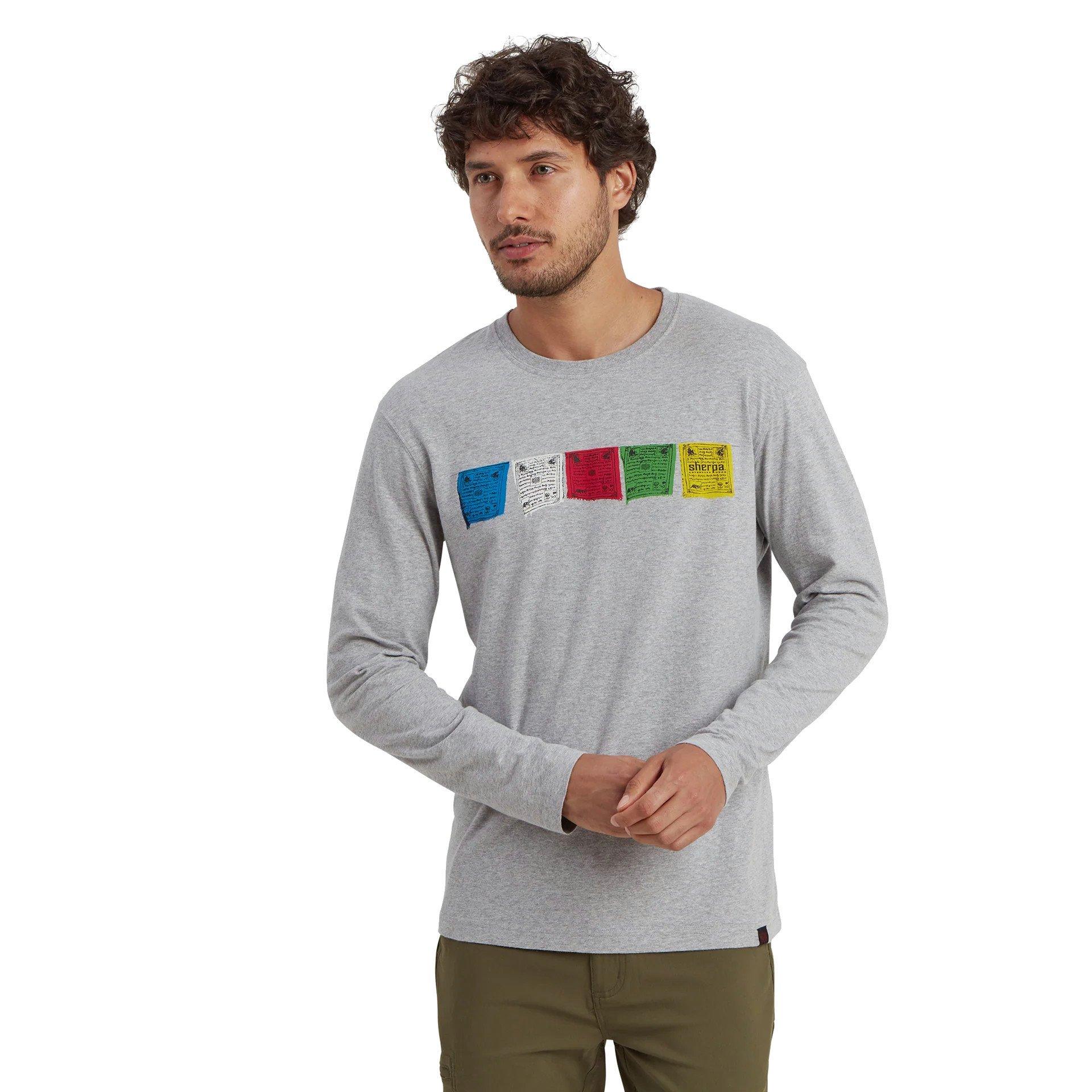Men's Tarcho Long-Sleeve T-Shirt - Grey - Image 2