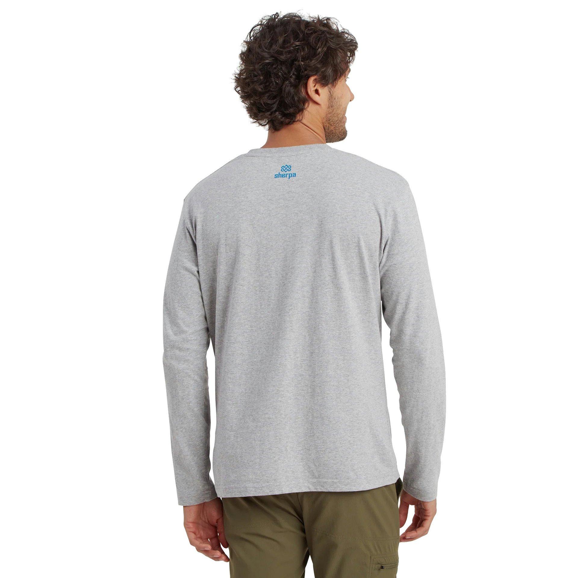 Men's Tarcho Long-Sleeve T-Shirt - Grey - Image 3