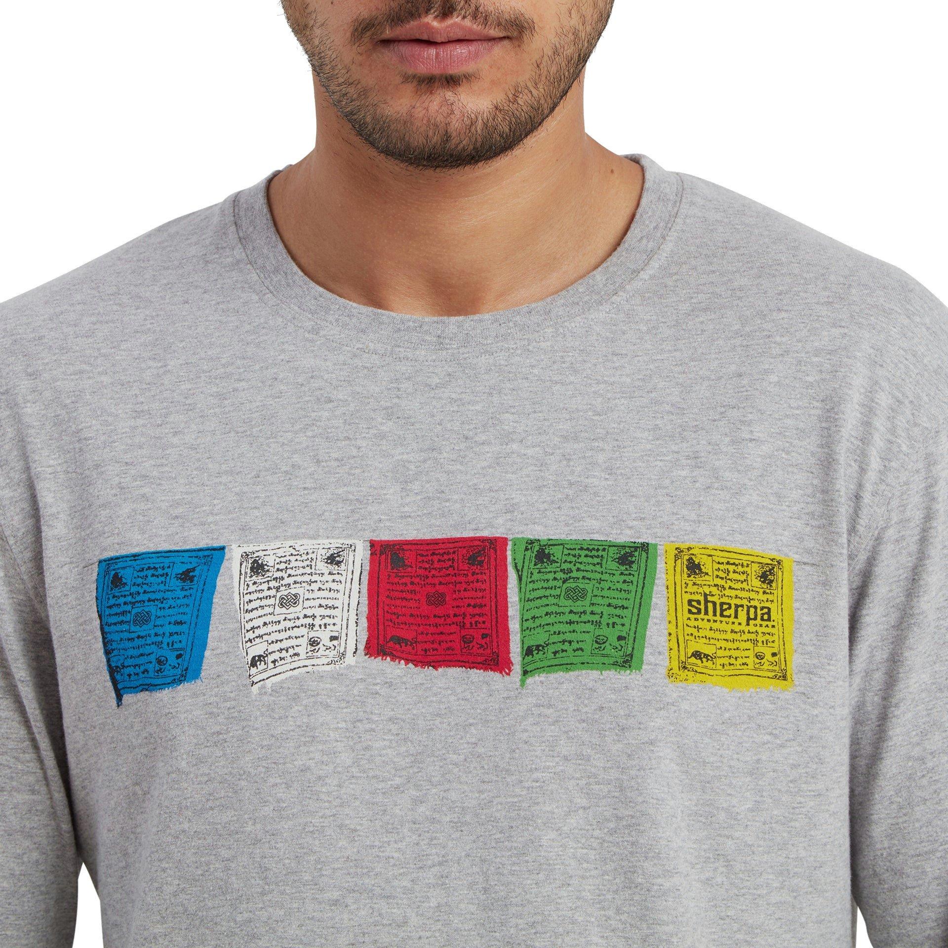 Men's Tarcho Long-Sleeve T-Shirt - Grey - Image 4