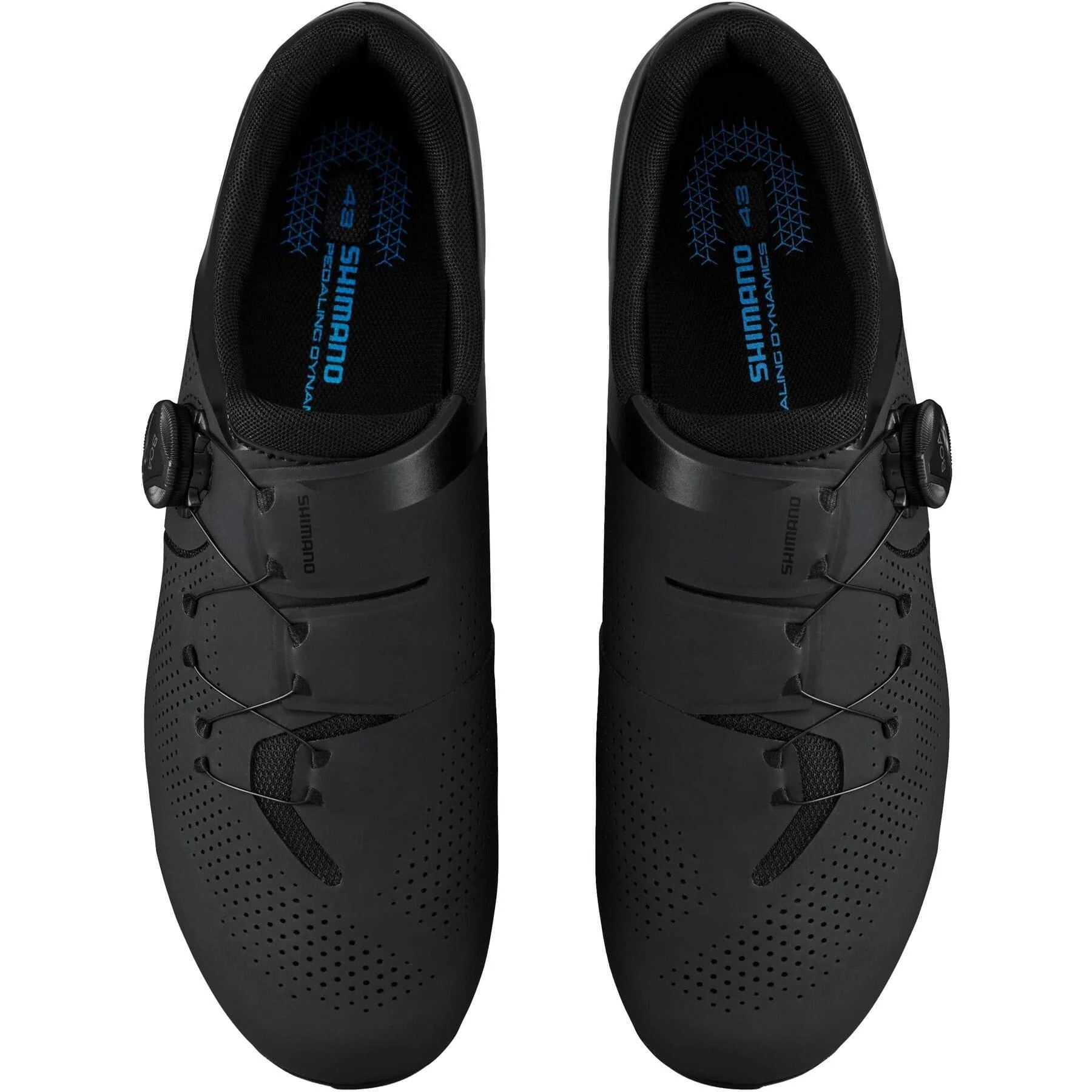 Men's RC3 Wide Cycling Shoes - Black - Image 5