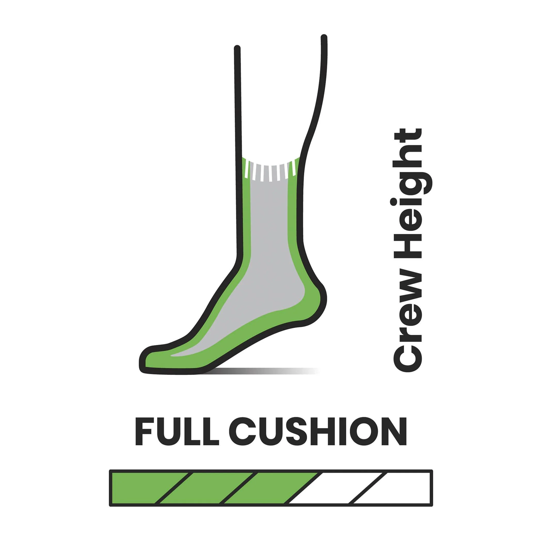 Men's Hike Full Cushion Crew - Black - Image 3