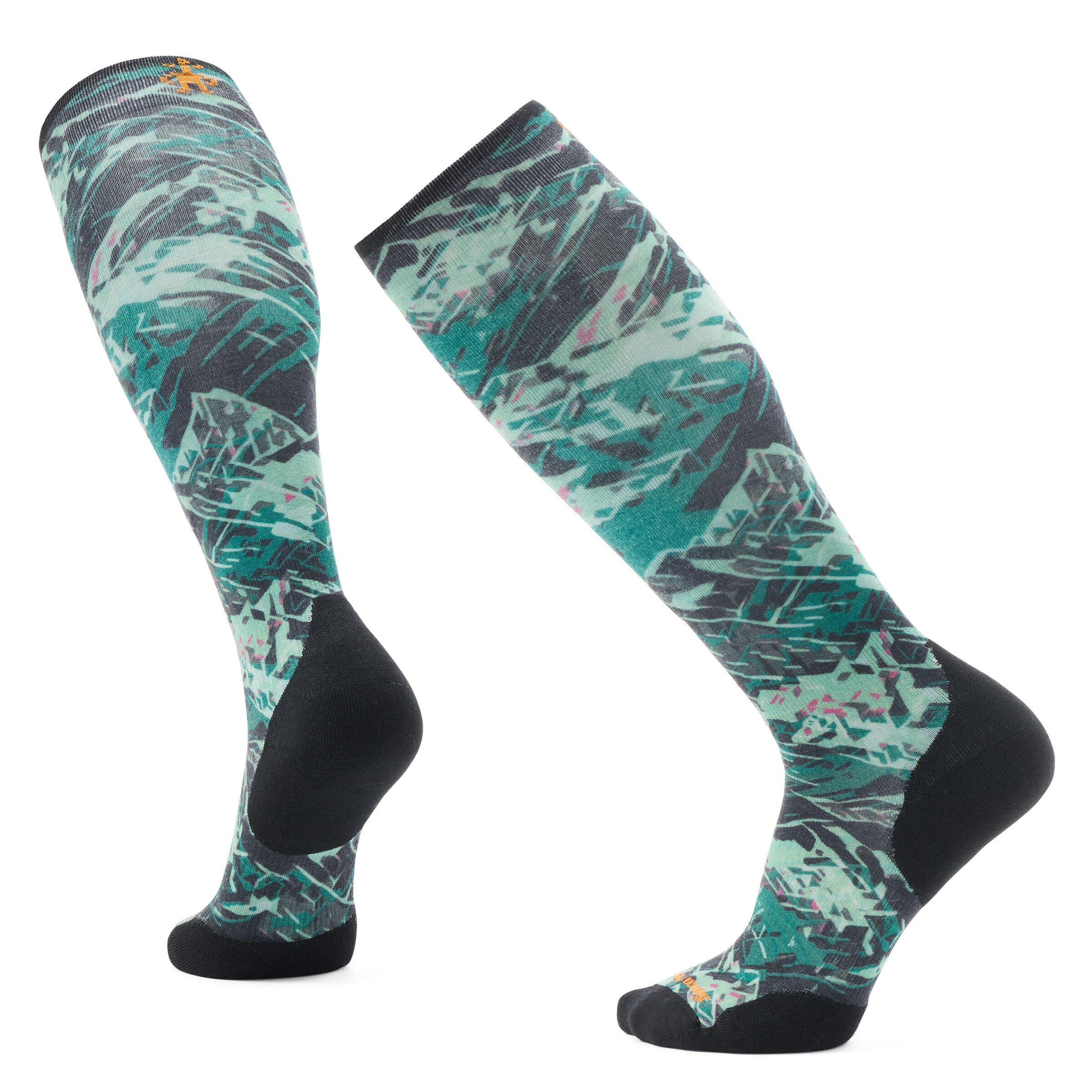 Men's Ski Targeted Cushion Socks - Green
