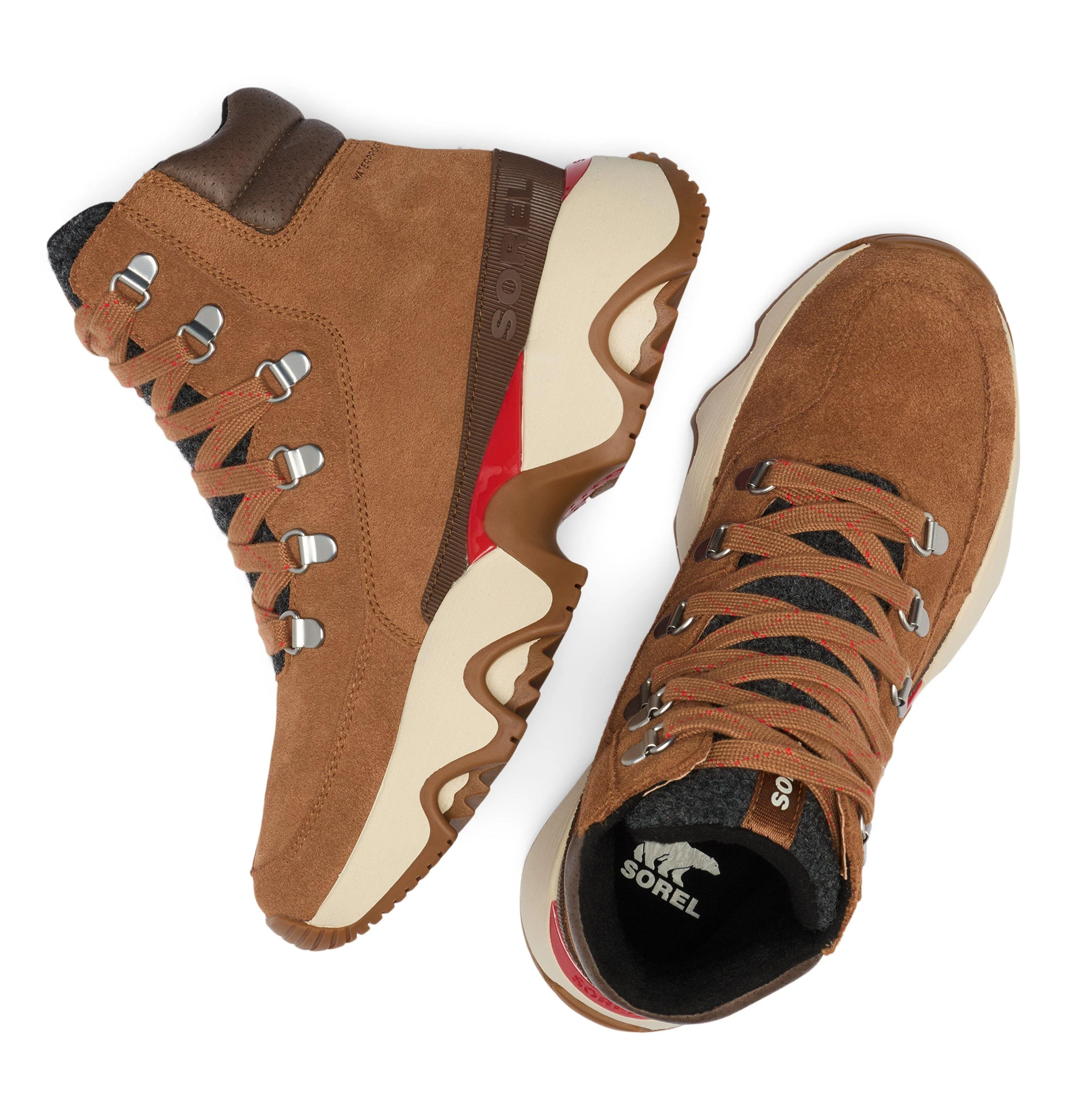Women's Kinetic Impact Conquest Plus Waterproof Boots - Brown - Image 7