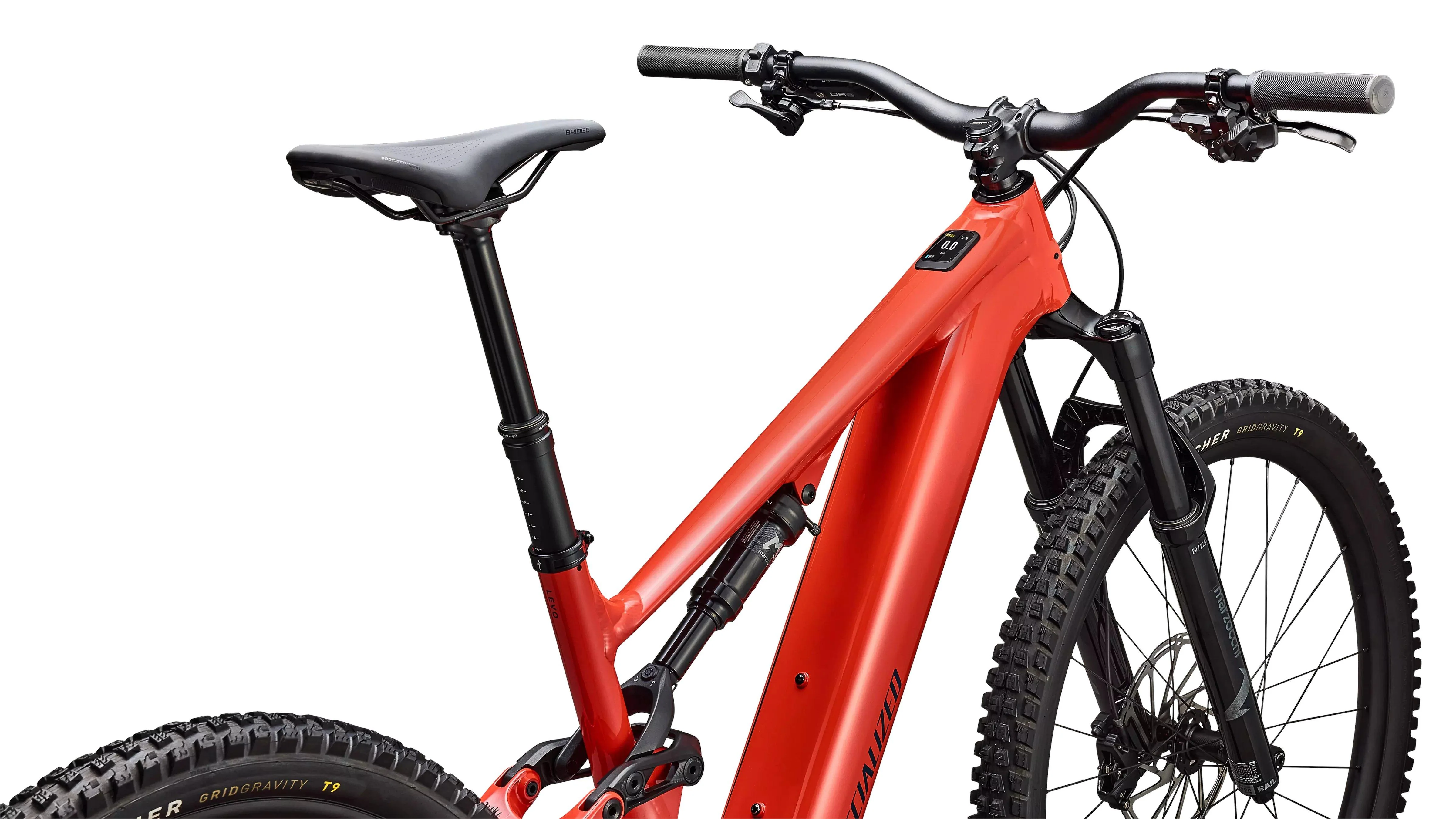 Turbo Levo 4 Alloy Mountain E-Bike - Orange - Image 5
