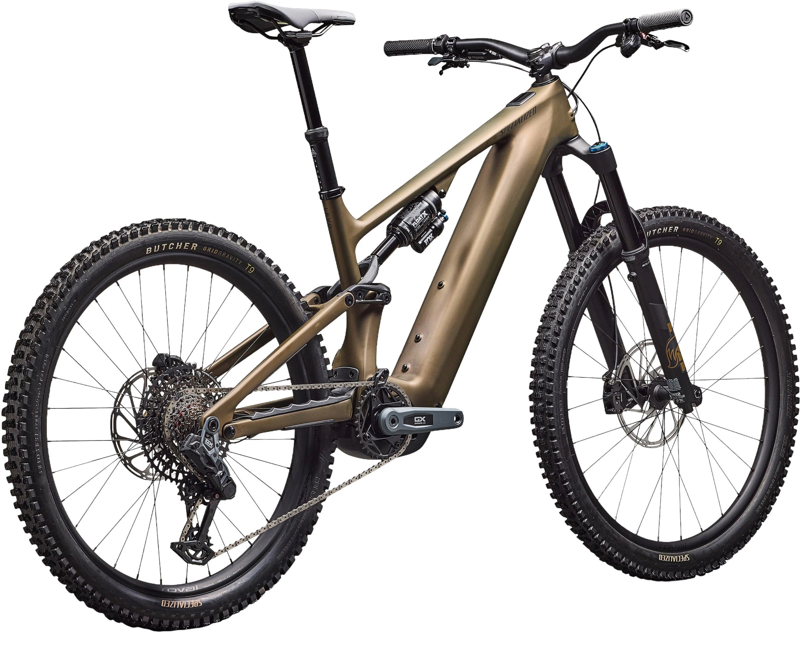 Turbo Levo 4 Expert Carbon Electric Mountain Bike - Gold - Image 3