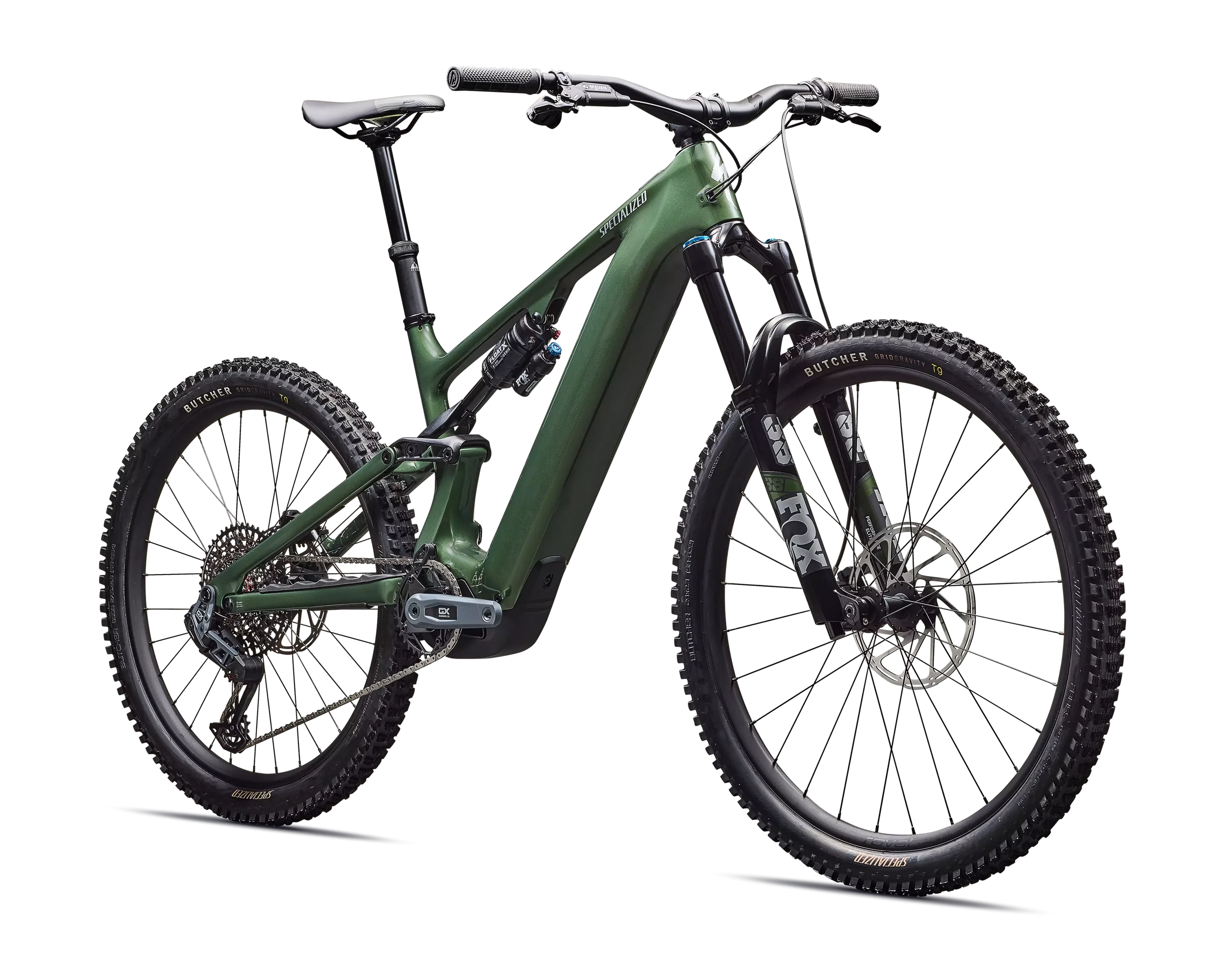 Turbo Levo 4 Expert Carbon Mountain E-Bike - Green - Image 2