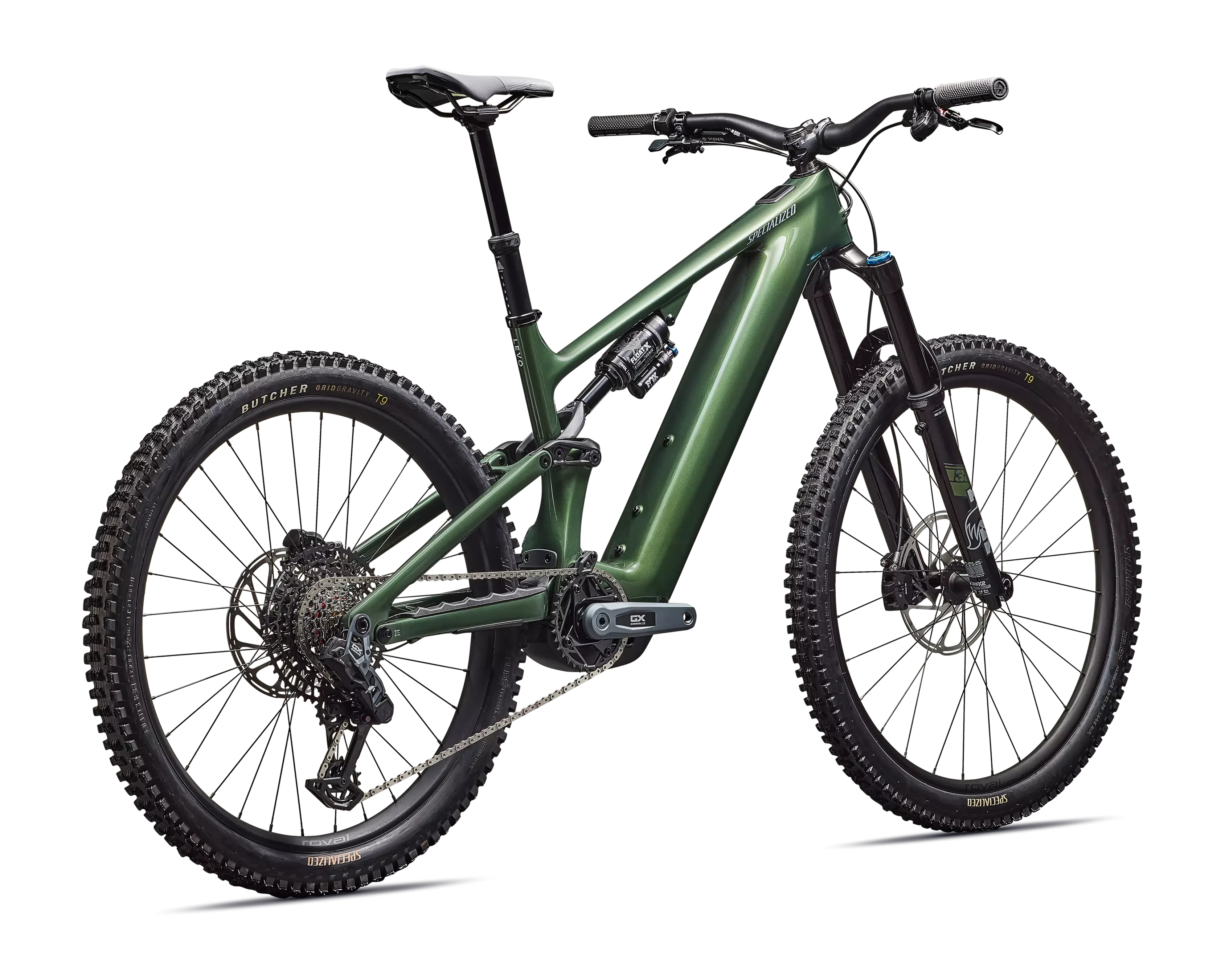 Turbo Levo 4 Expert Carbon Mountain E-Bike - Green - Image 3