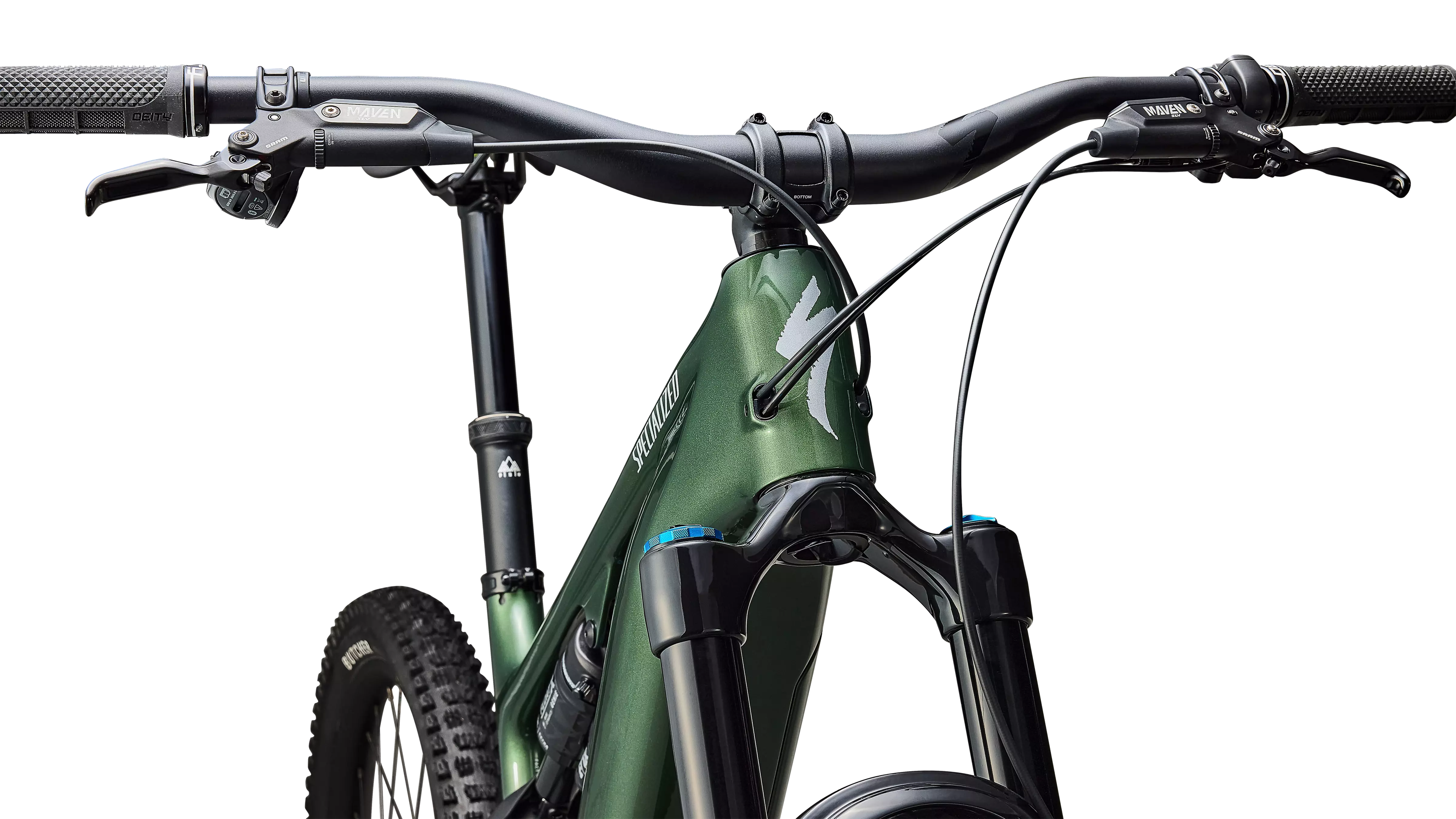 Turbo Levo 4 Expert Carbon Mountain E-Bike - Green - Image 4