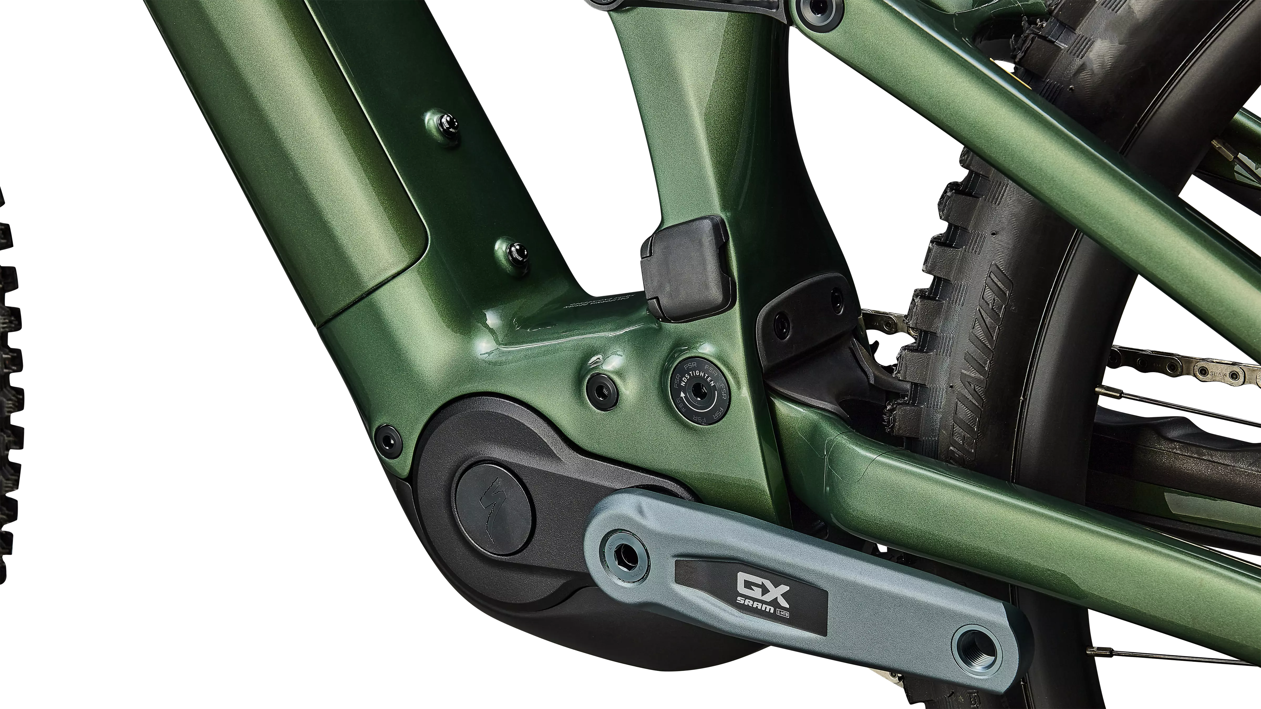 Turbo Levo 4 Expert Carbon Mountain E-Bike - Green - Image 8