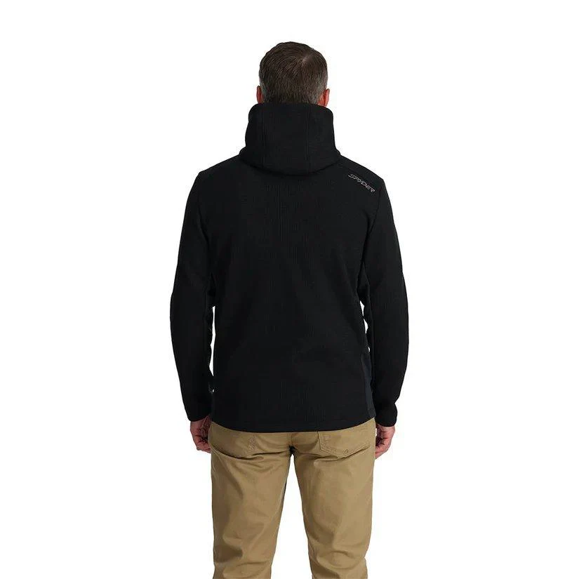 Men's Bandit Hooded Fleece Jacket - Black - Image 2