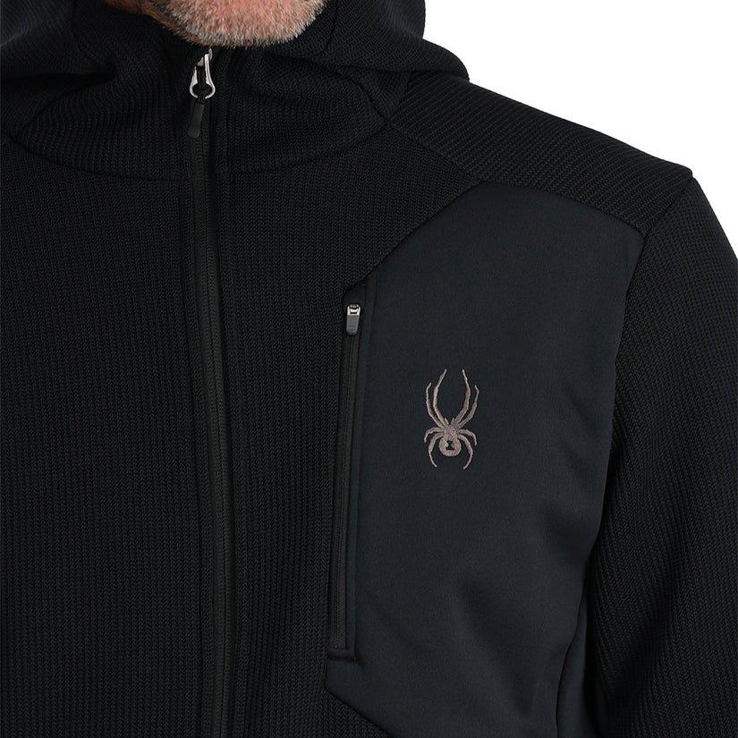 Men's Bandit Hooded Fleece Jacket - Black - Image 3