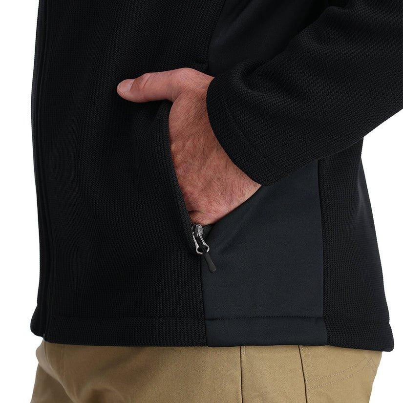Men's Bandit Hooded Fleece Jacket - Black - Image 4
