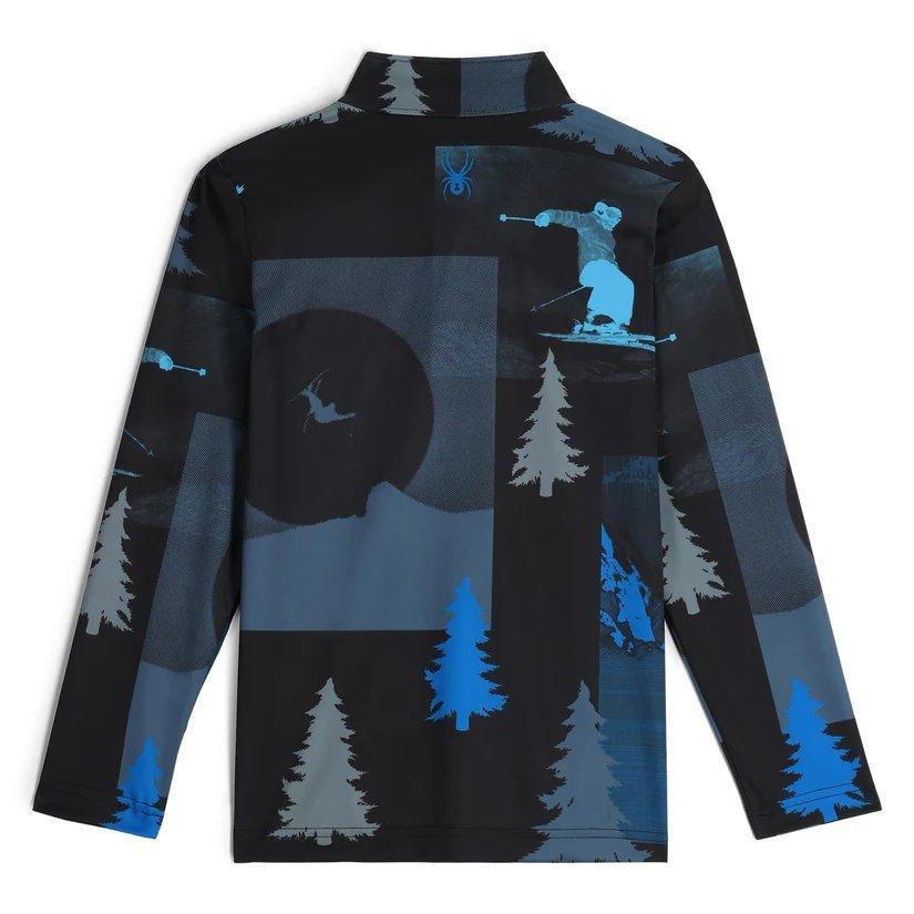 Kids' Jacobs Half Zip - Black - Image 2