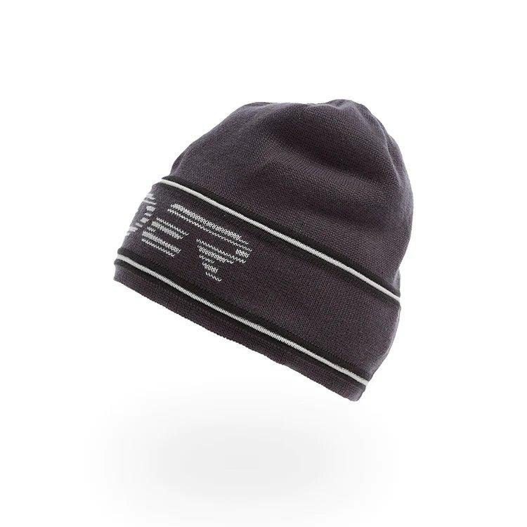Retro Logo Knit Hat - Ebony - Image 5