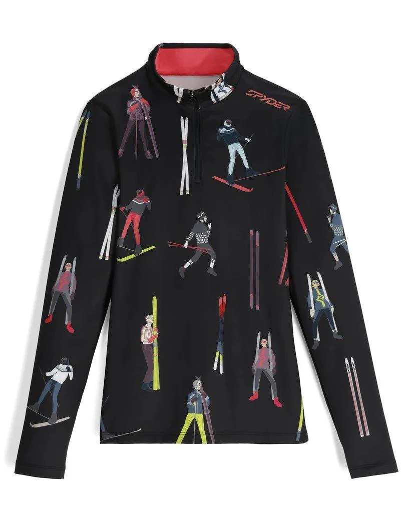 Women's Vivid Half Zip - Black