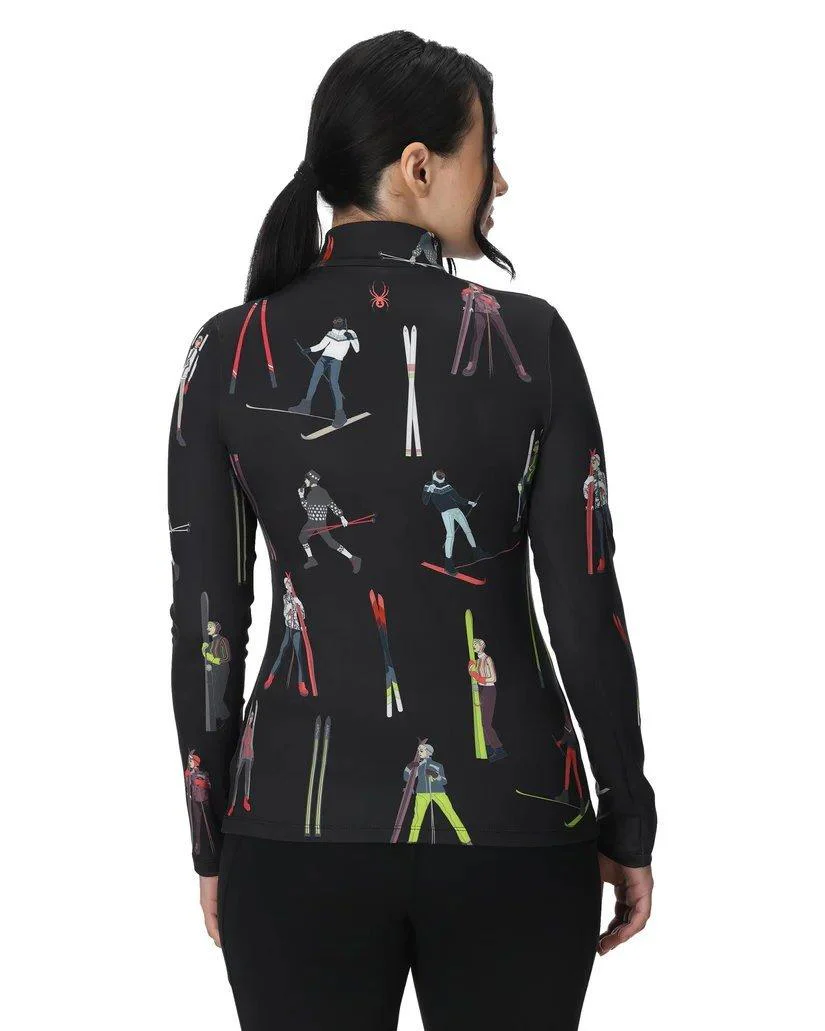 Women's Vivid Half Zip - Black - Image 4
