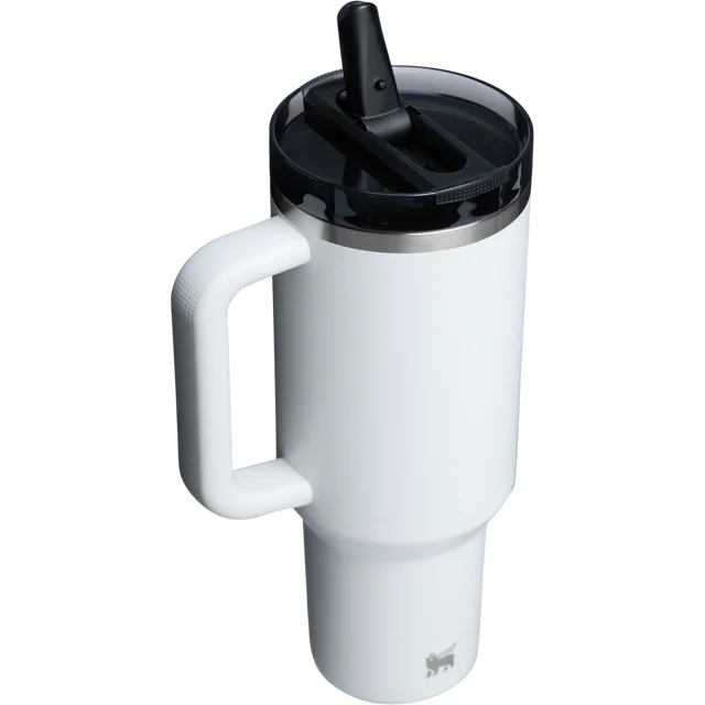 Quencher® ProTour Flip Straw Tumbler 1.18L - White - Image 3