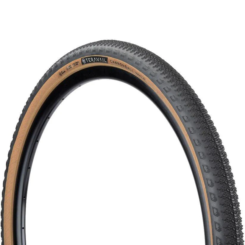 Cannonball 700x42 Light & Supple Gravel Race Tyre - Black / Tan