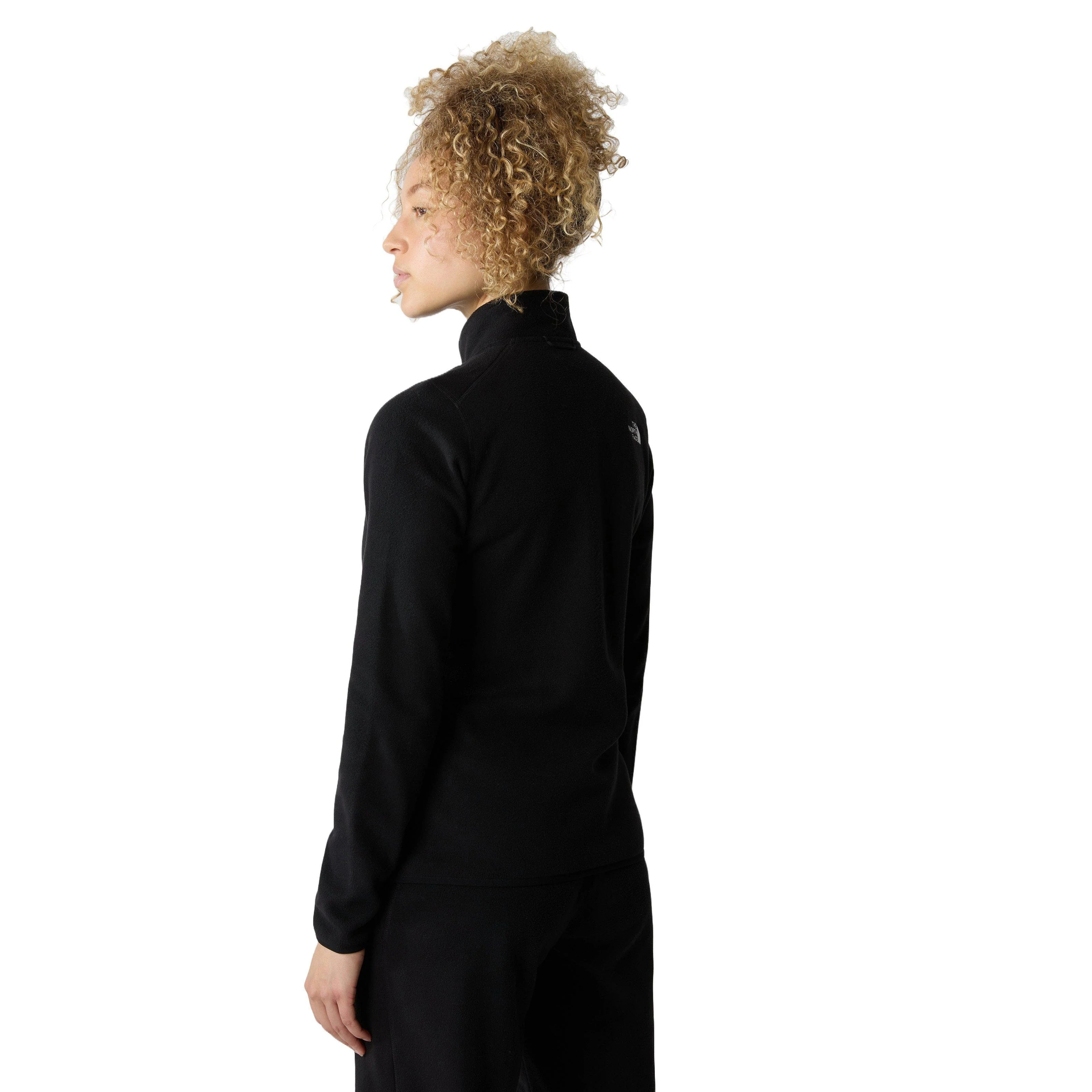Women's 100 Glacier Full Zip Fleece - Black - Image 4