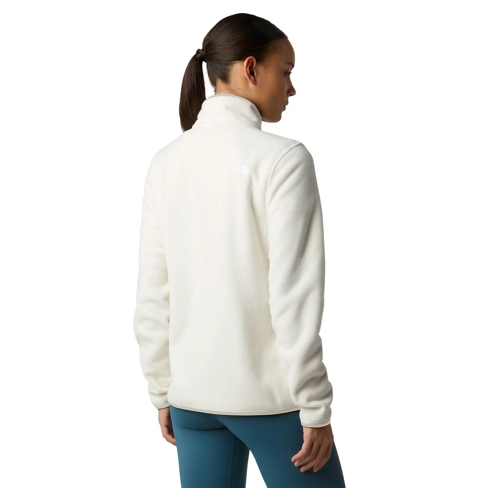 Women's 100 Glacier 1/4 Zip Fleece - White - Image 4