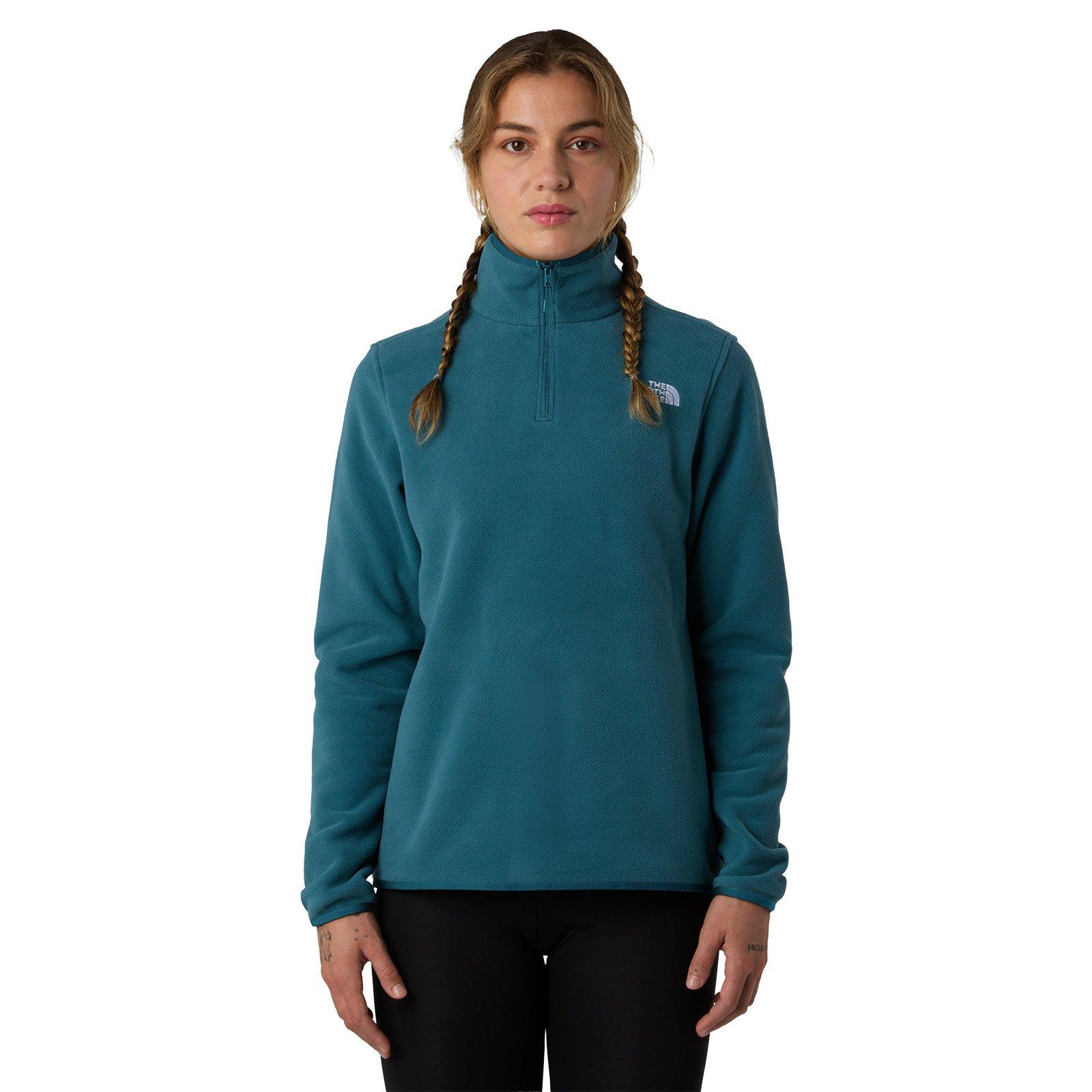Women's 100 Glacier 1/4 Zip Fleece - Teal - Image 3