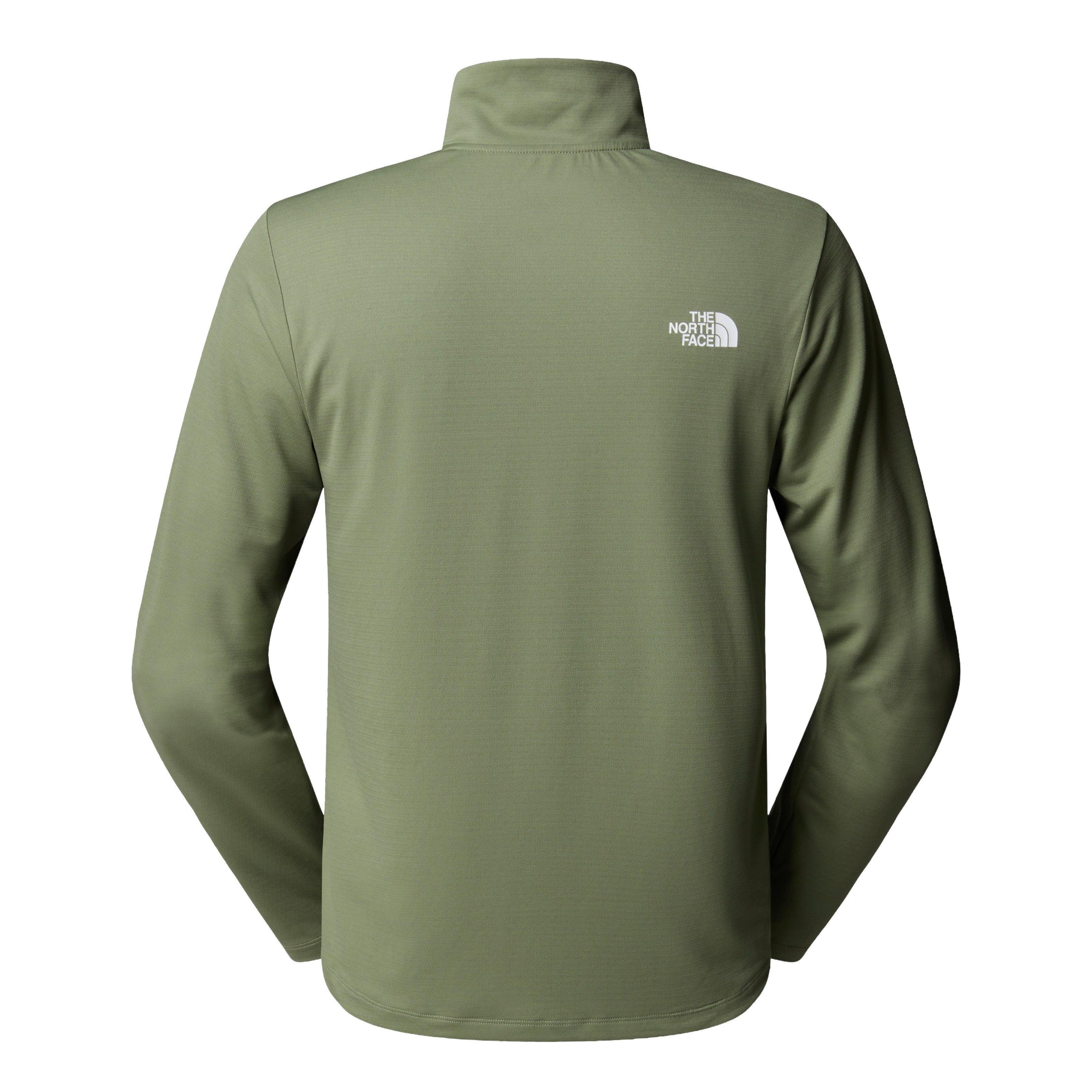 Men's 24/7 1/4 Zip Long-Sleeve T-Shirt - Green - Image 2