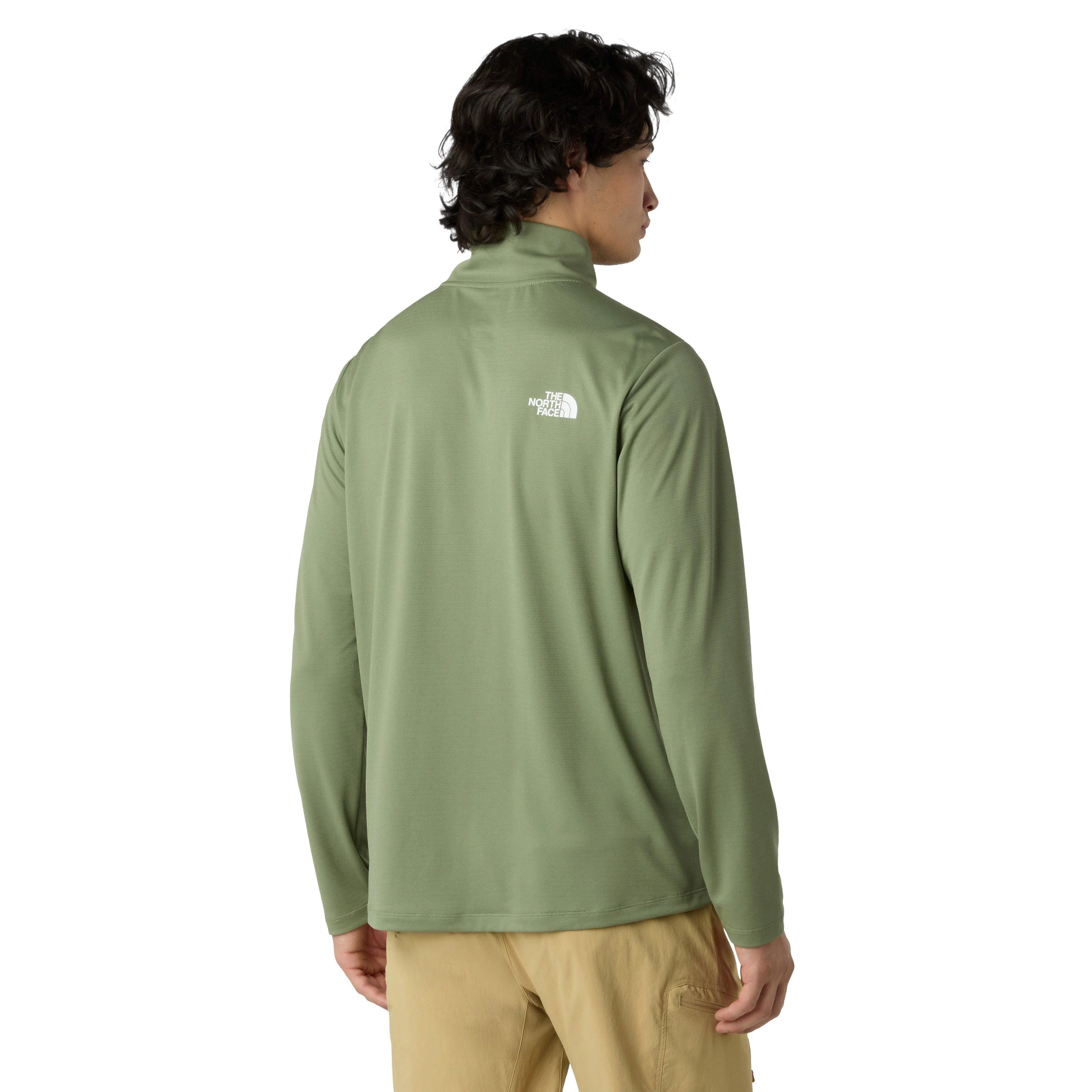Men's 24/7 1/4 Zip Long-Sleeve T-Shirt - Green - Image 5