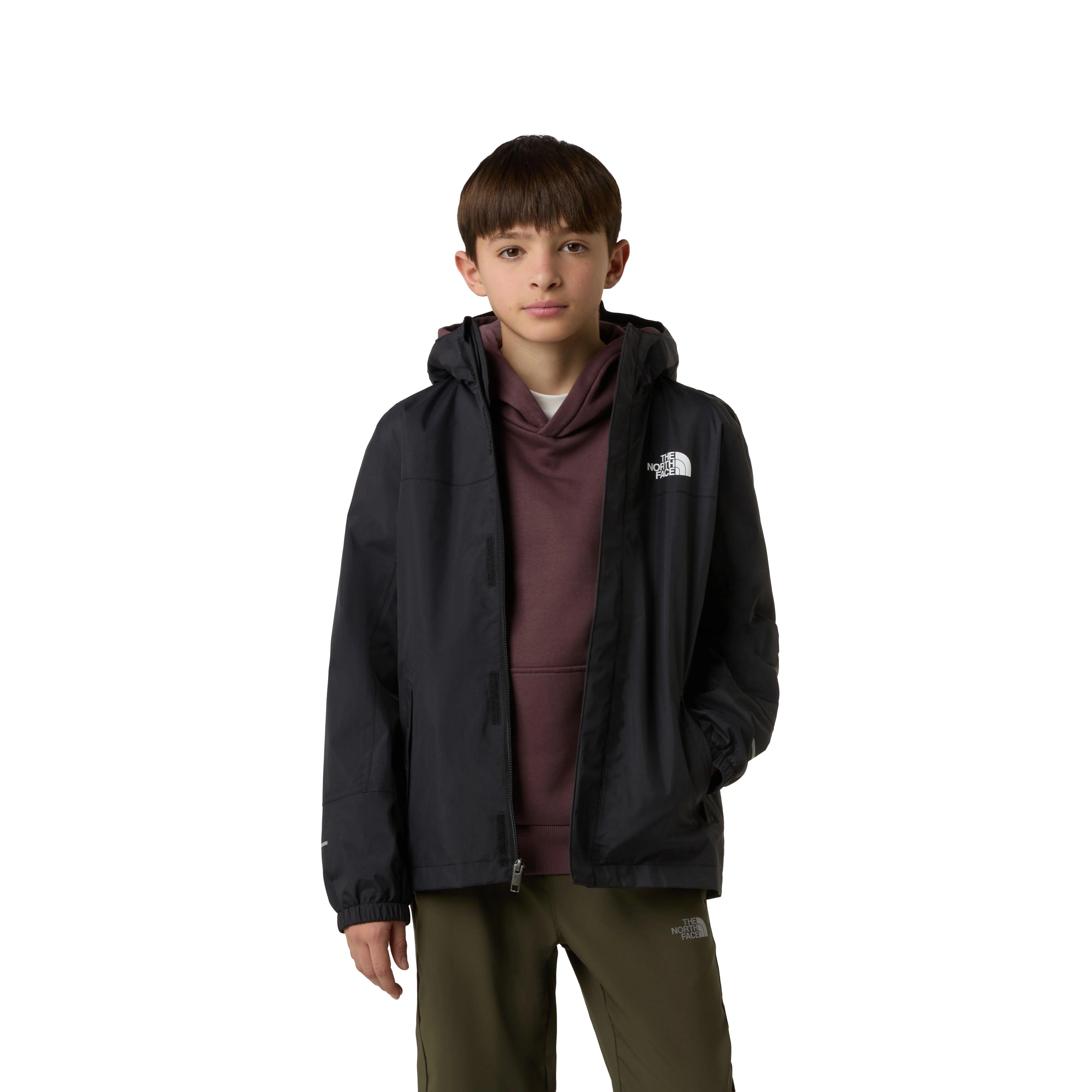 Kids' Antora Rain Jacket - Black - Image 5