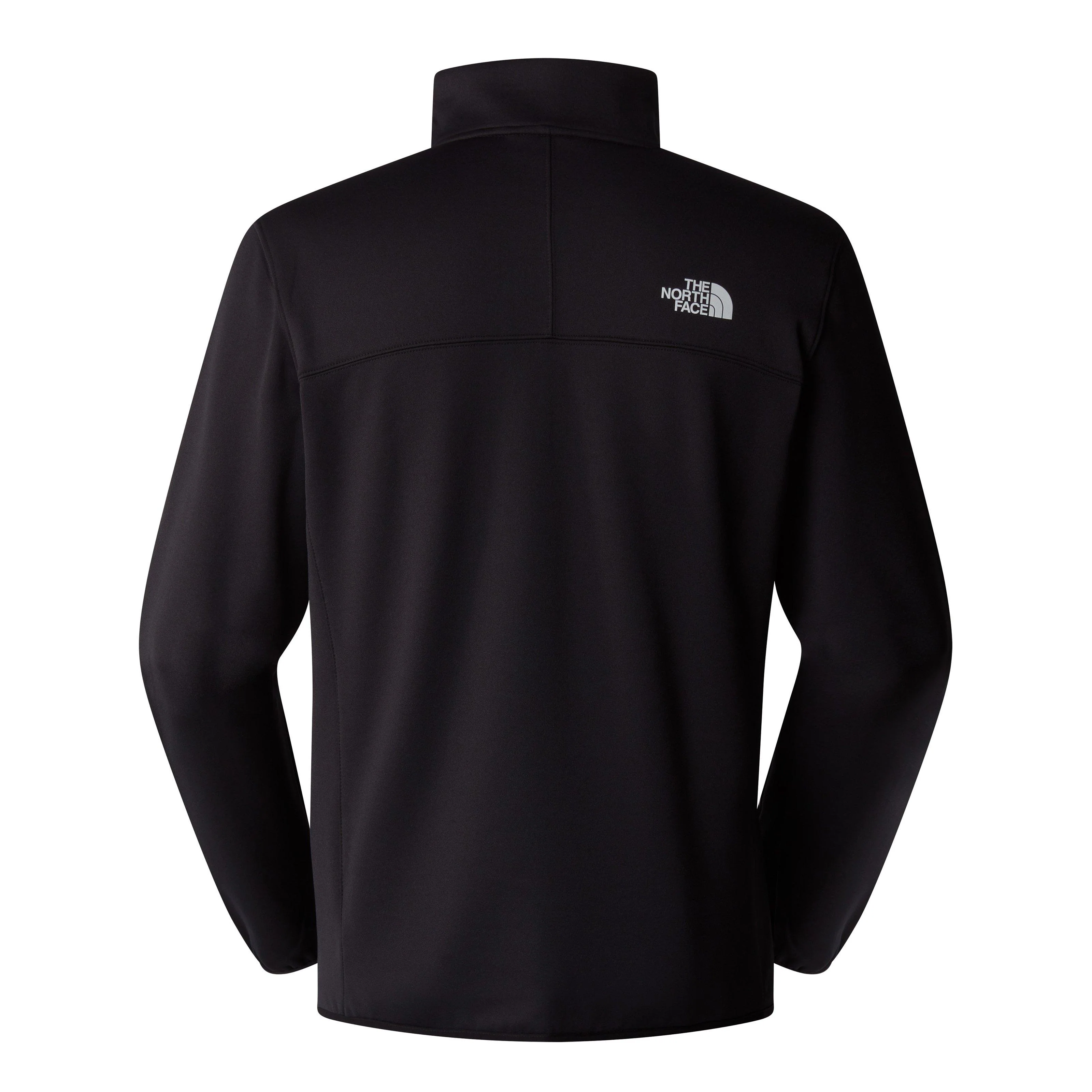 Men's Crest 1/4 Zip Fleece - Black - Image 2