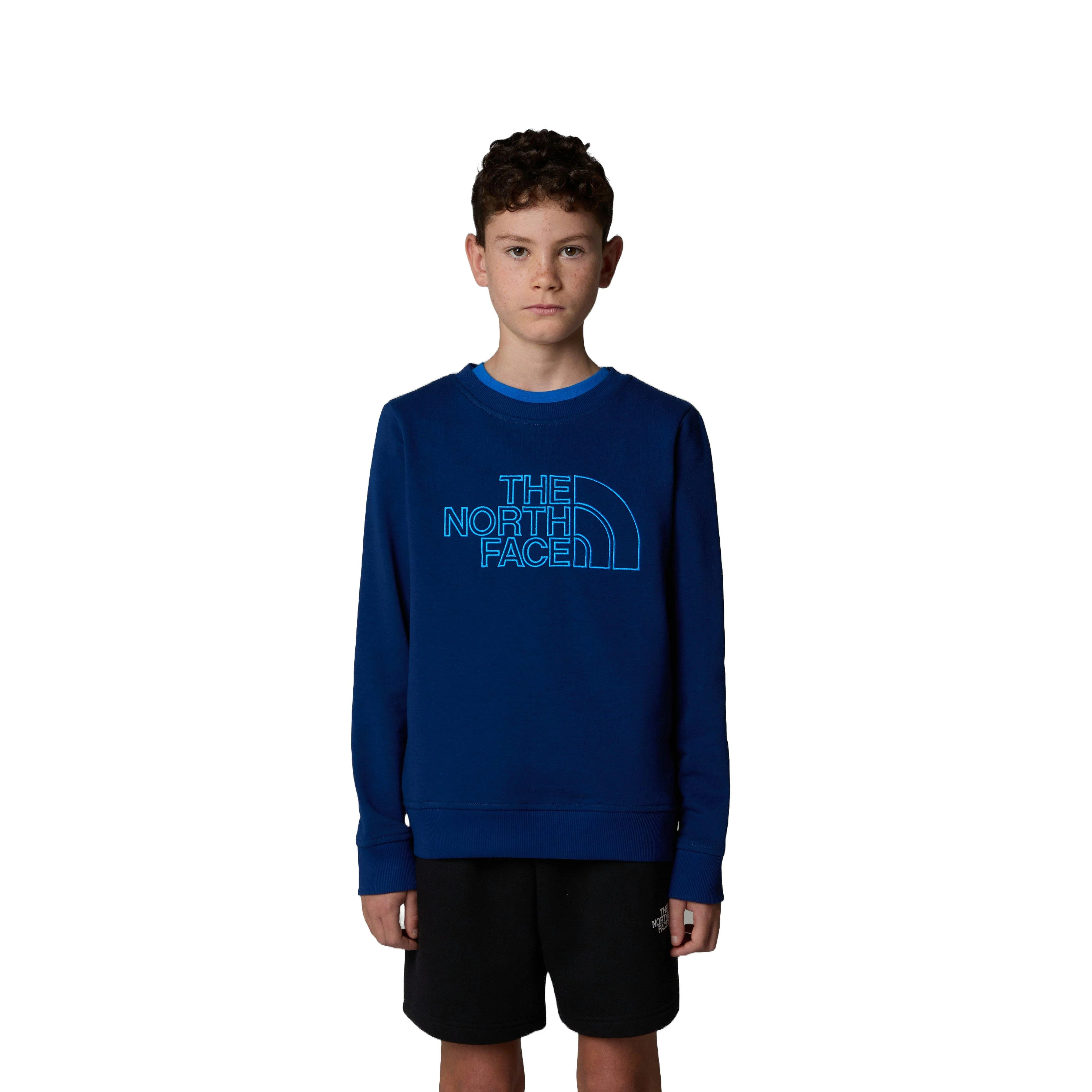 Kids' Drew Peak Light Crew Sweatshirt - Blue - Image 3