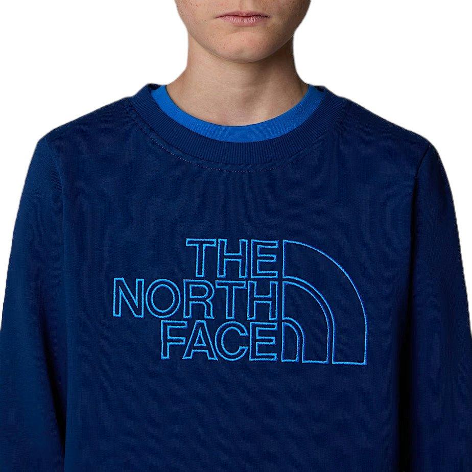 Kids' Drew Peak Light Crew Sweatshirt - Blue - Image 4