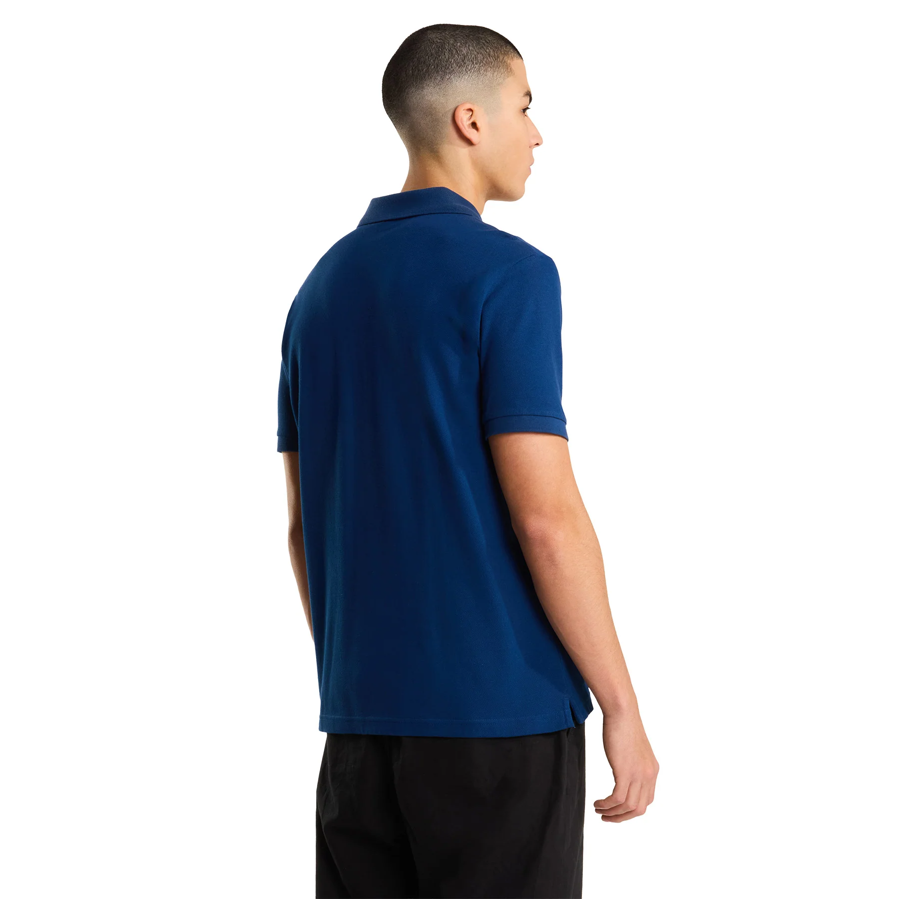 Men's Essential Regular Polo Shirt - Blue - Image 4