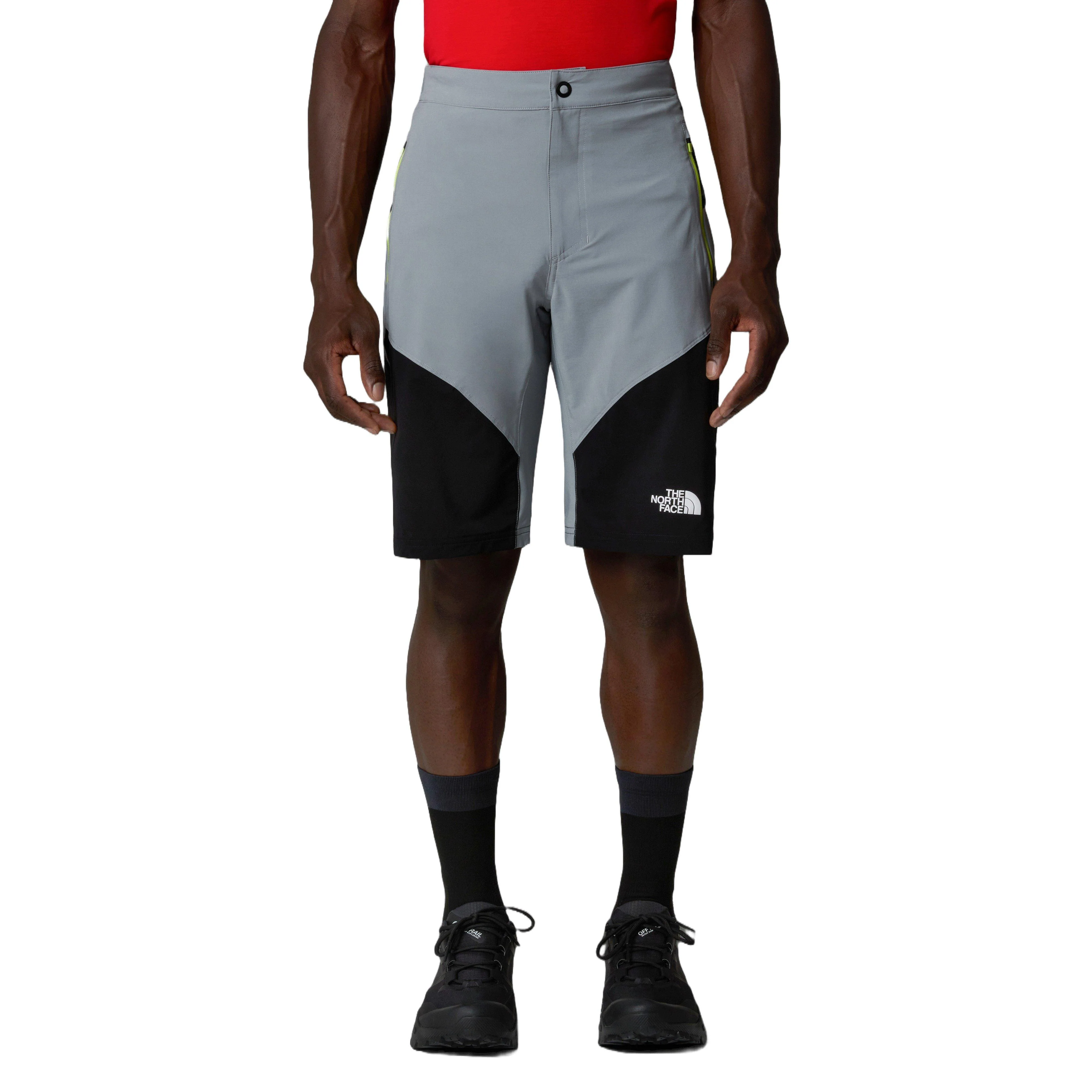 Men's Felik Slim Tapered Shorts - Grey / Black - Image 3