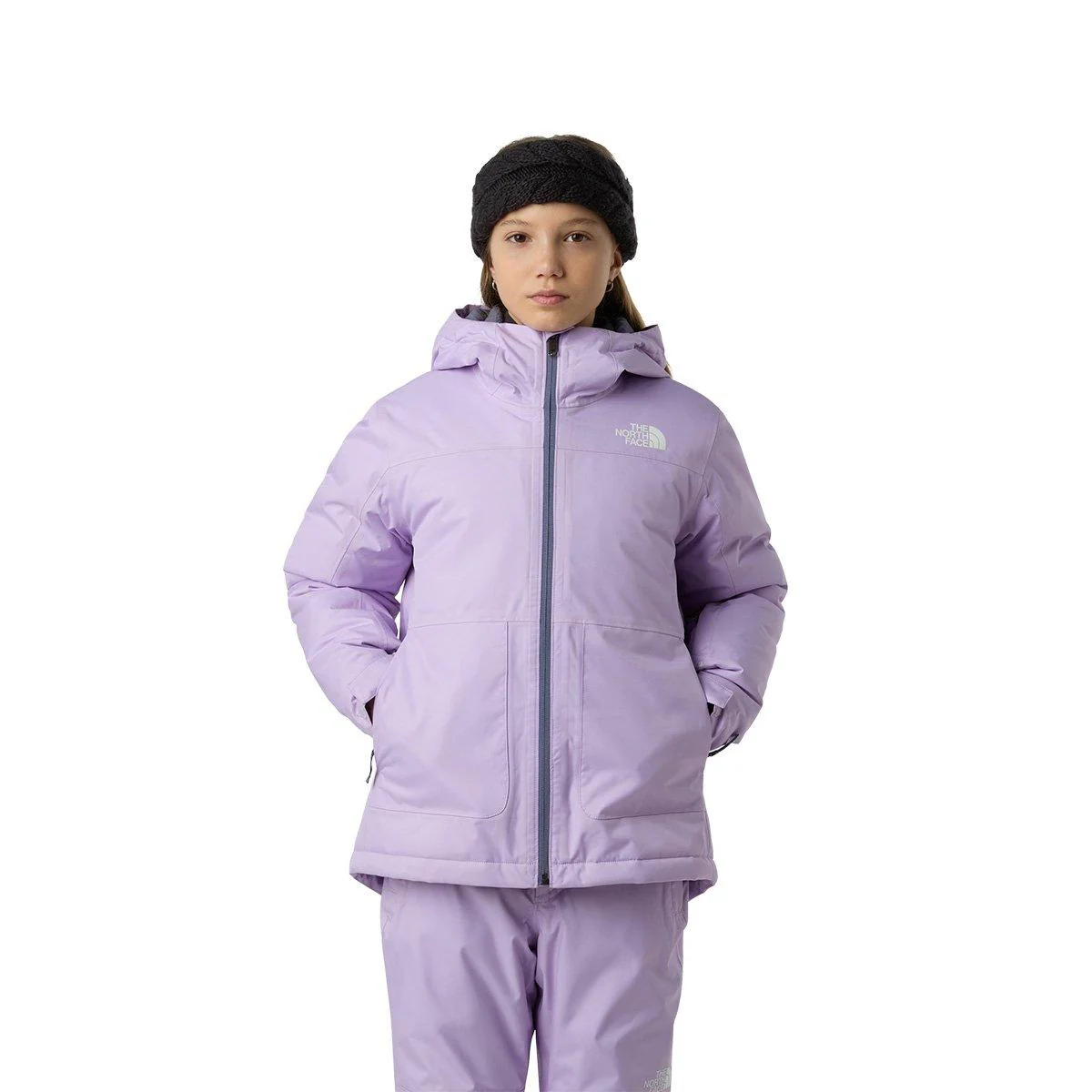 Kids' Freedom Insulated Ski Jacket - Purple - Image 3